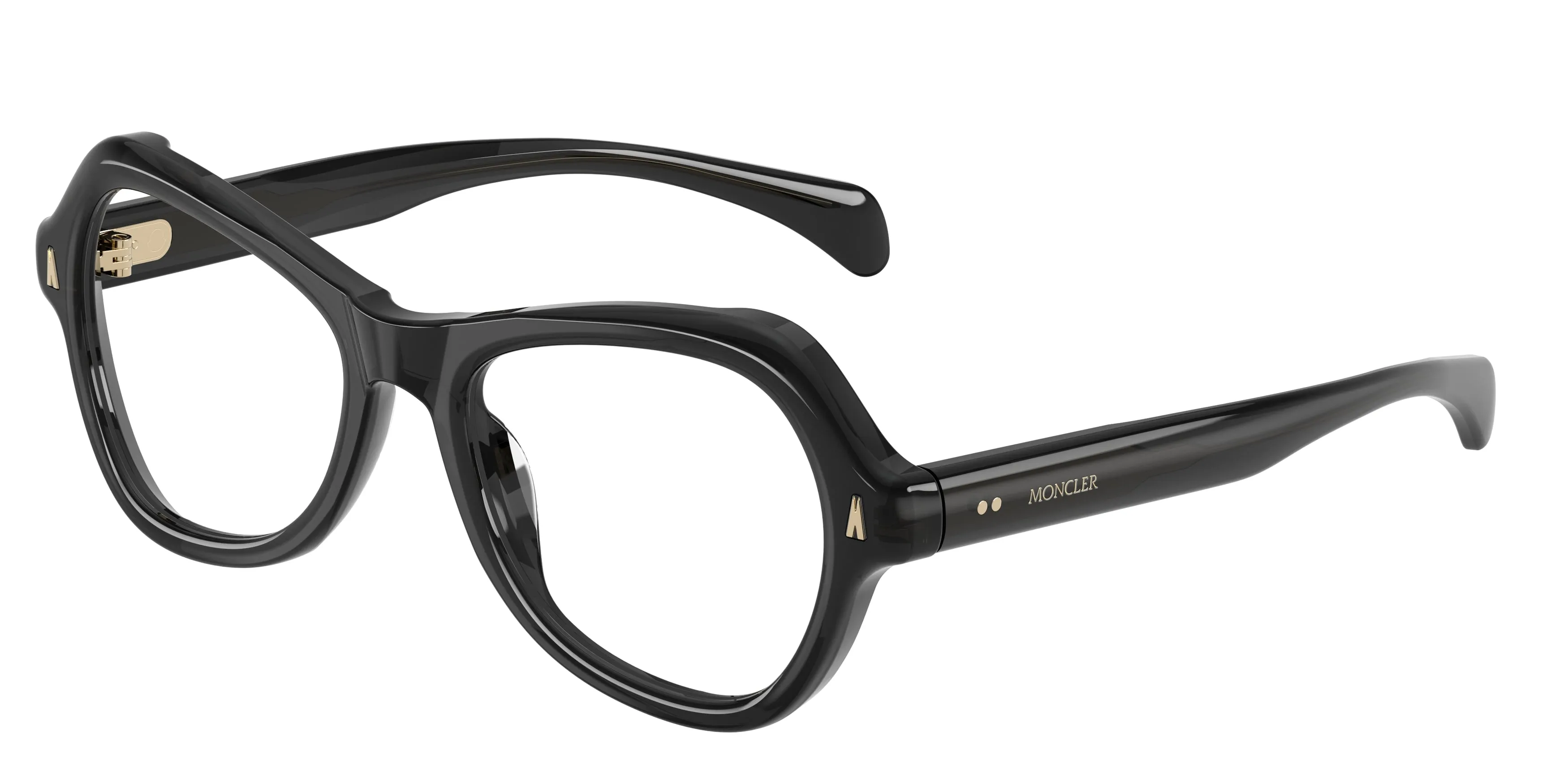 Moncler ME2038U ELEGRA 3050 Montature da vista Acetato Grigio Trasparente Farfalla Normale - immagine 1