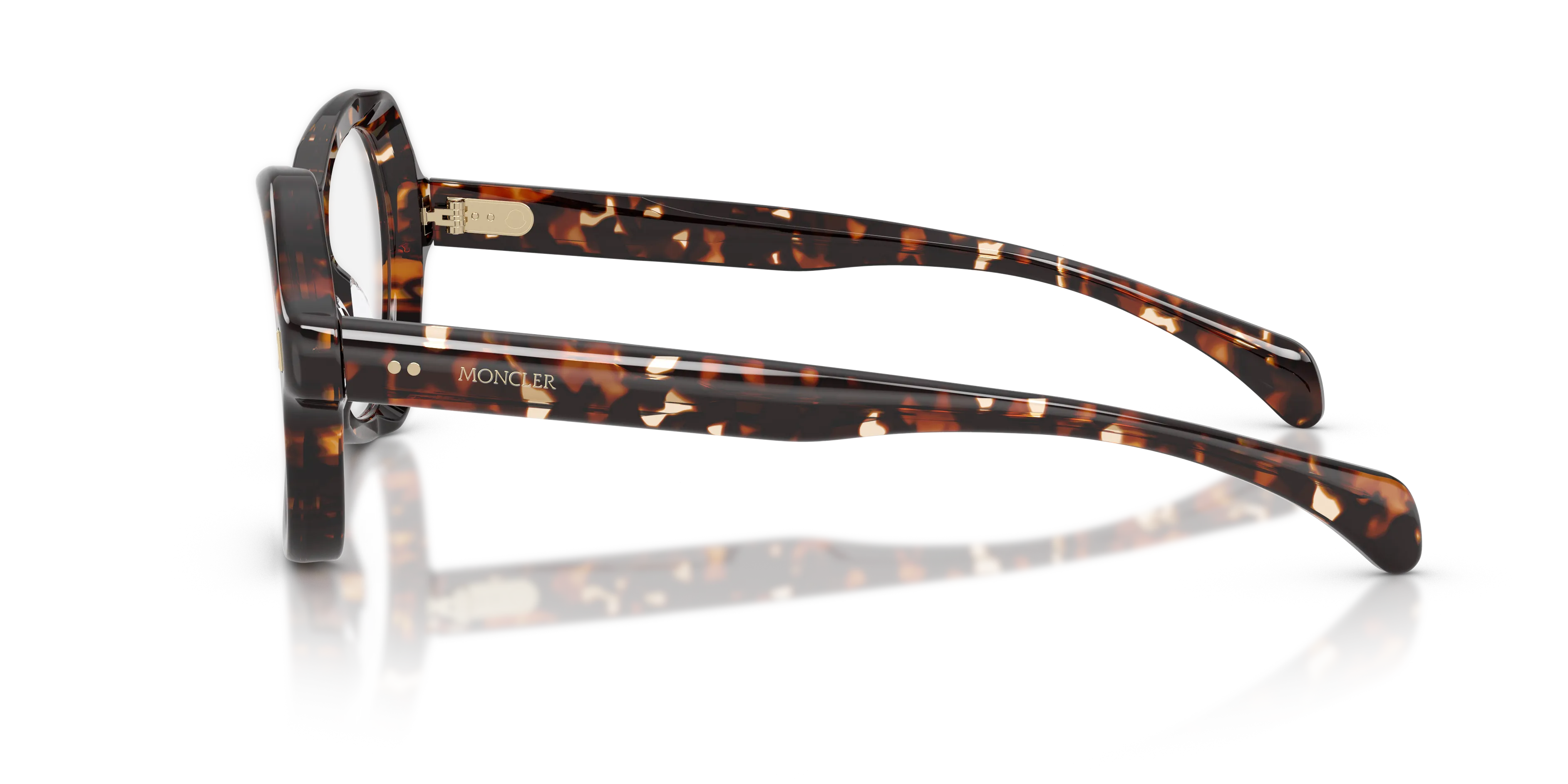Moncler ME2038U ELEGRA 3048 Montature da vista Acetato Tartaruga Trasparente Farfalla Normale - immagine 4