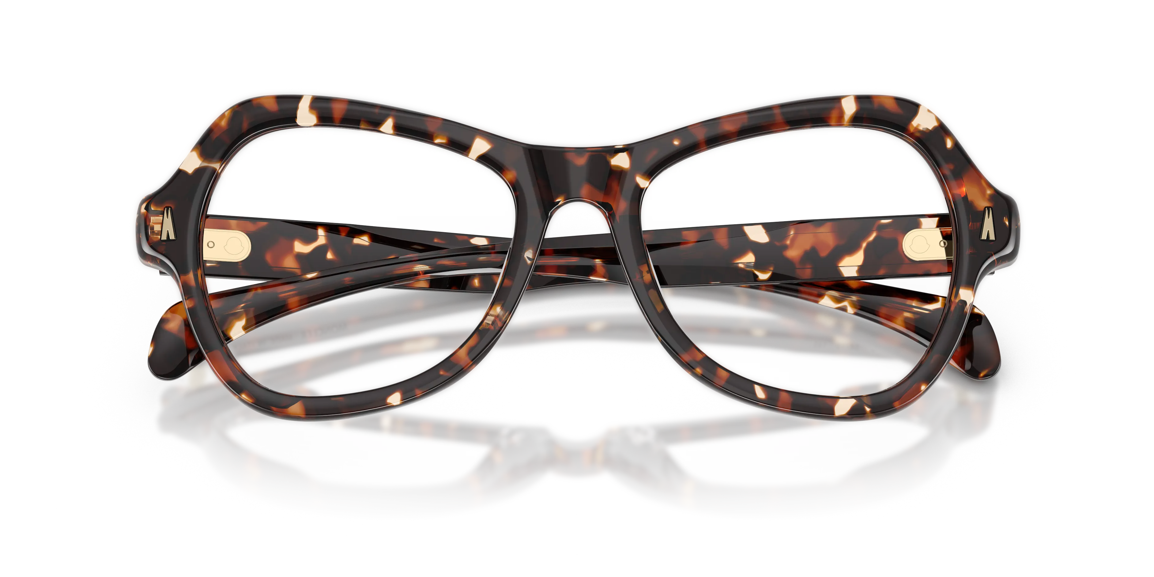 Moncler ME2038U ELEGRA 3048 Montature da vista Acetato Tartaruga Trasparente Farfalla Normale - immagine 2