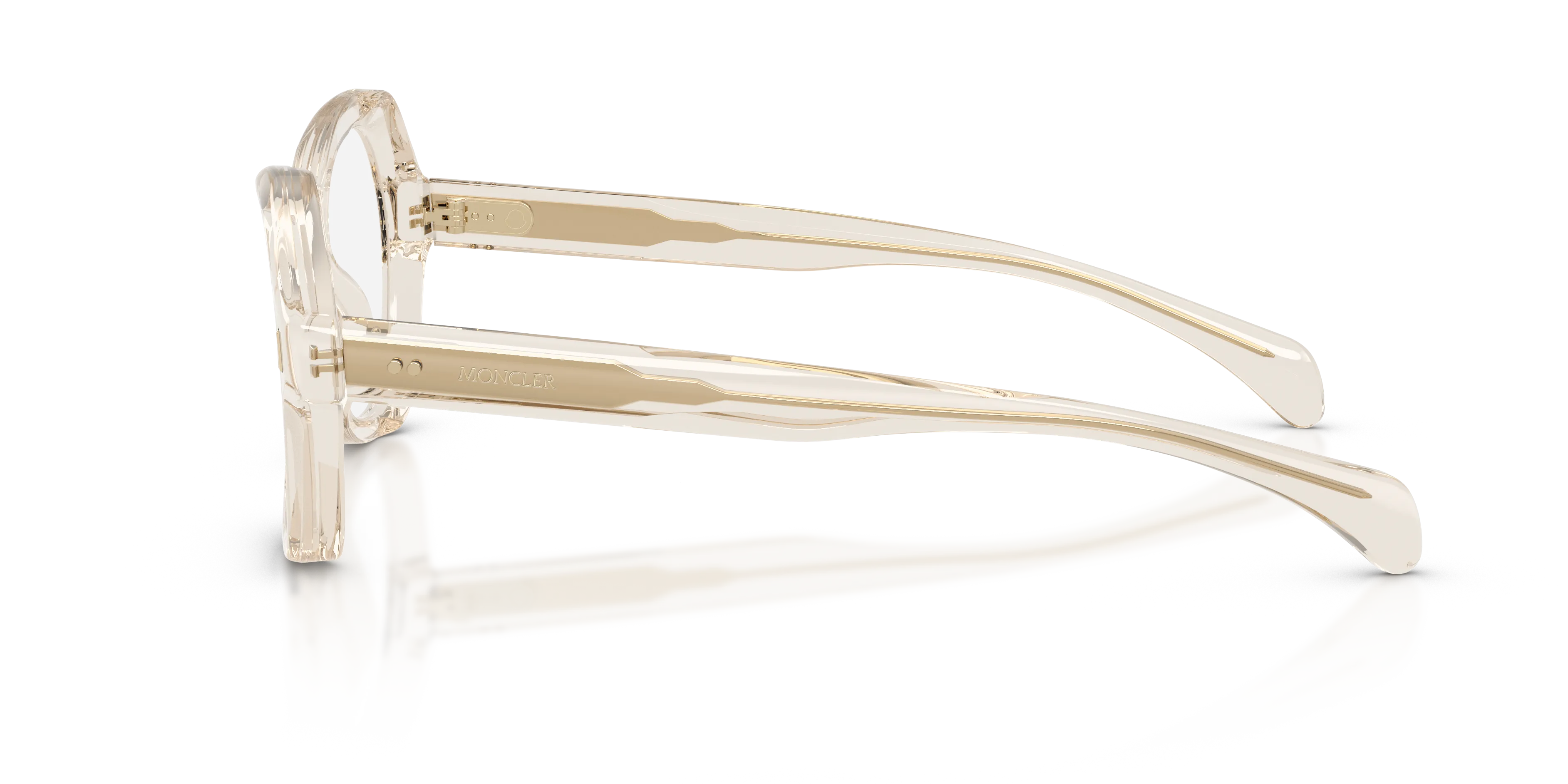 Moncler ME2038U ELEGRA 3003 Montature da vista Acetato Bianco Trasparente Farfalla Normale - immagine 4