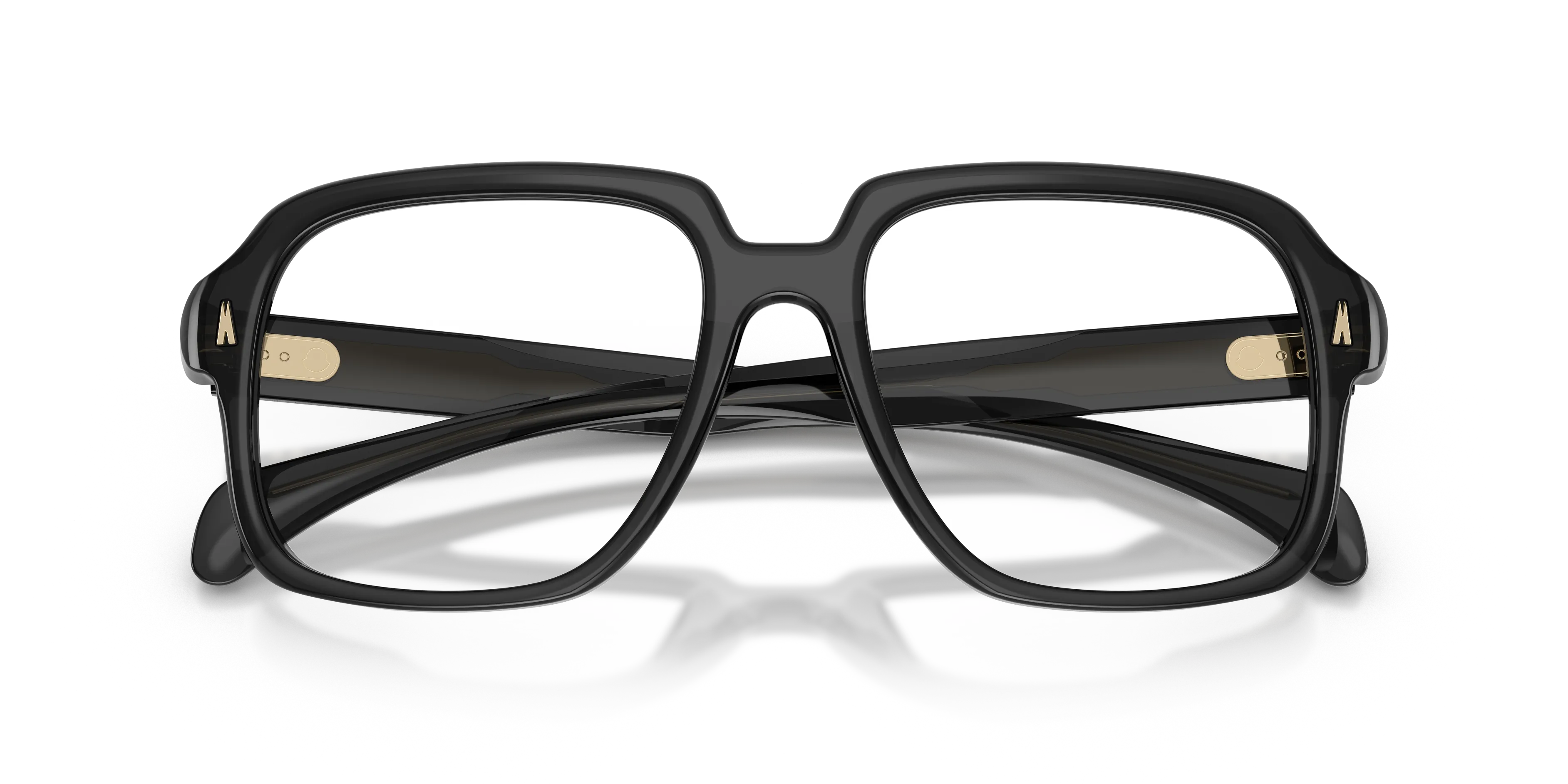 Moncler ME2037U LUSTRIA 3050 Montature da vista Acetato Grigio Trasparente Geometrica Normale - immagine 2
