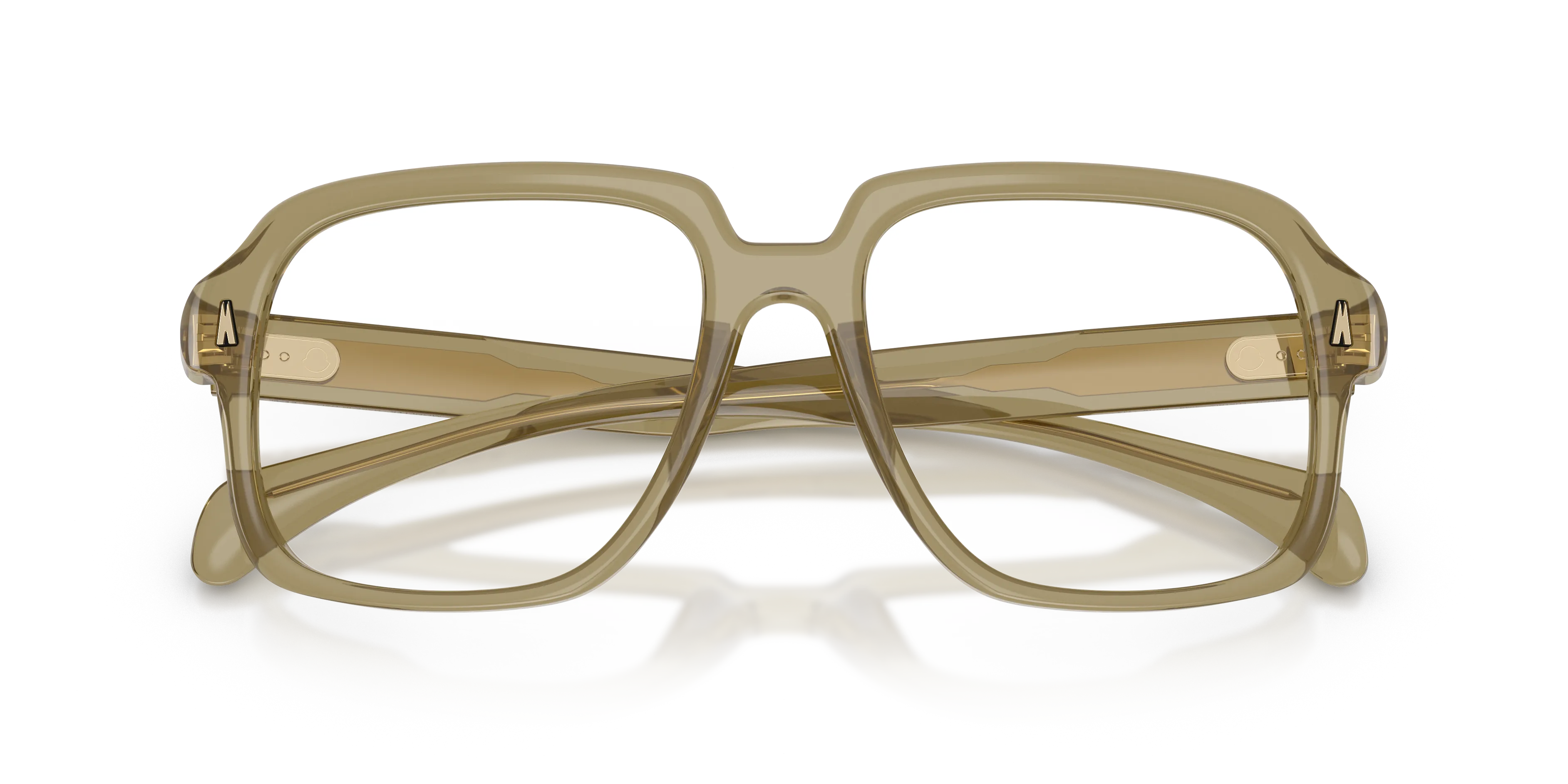 Moncler ME2037U LUSTRIA 3049 Montature da vista Acetato Verde Trasparente Geometrica Normale - immagine 2