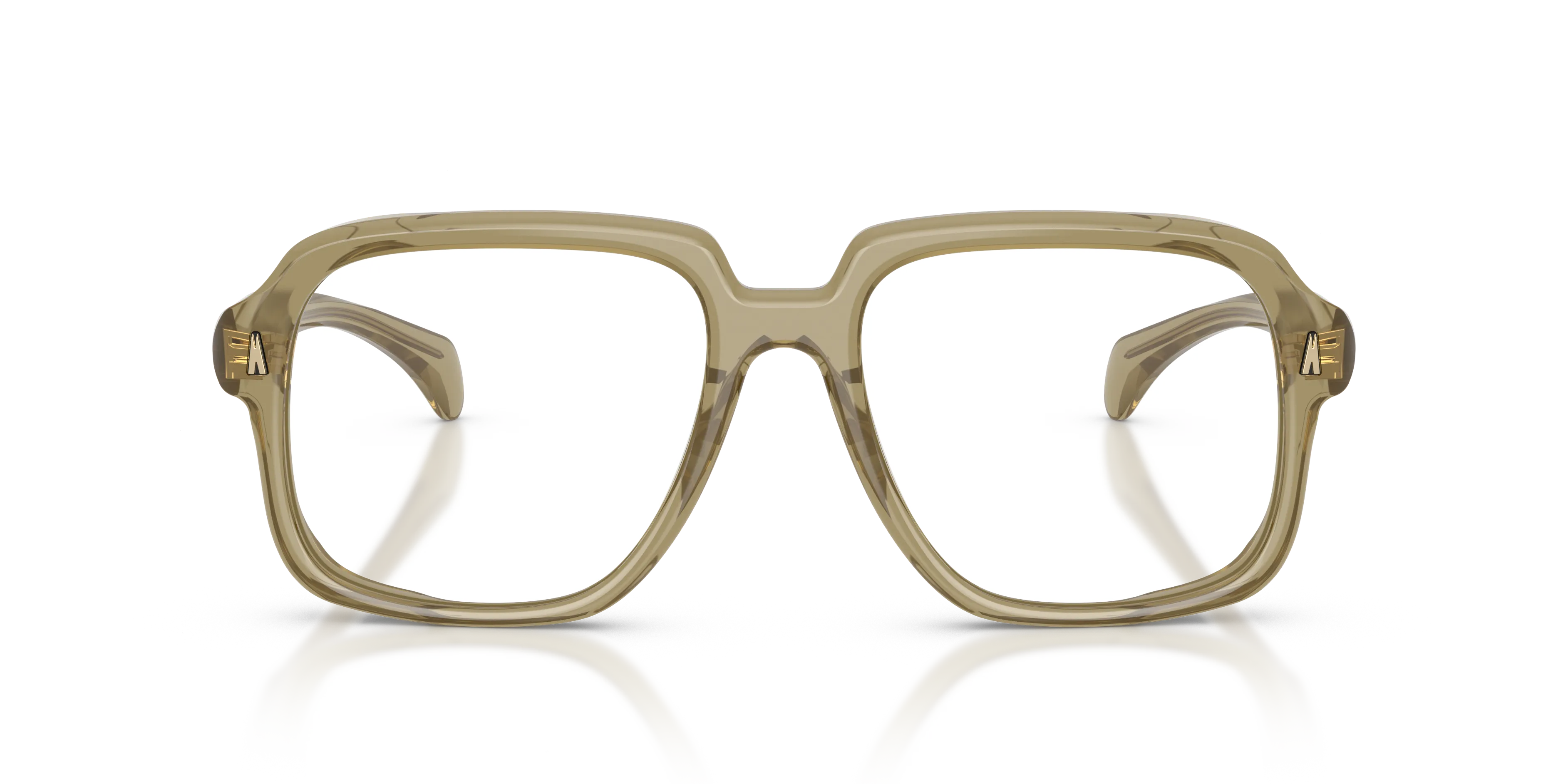 Moncler ME2037U LUSTRIA 3049 Montature da vista Acetato Verde Trasparente Geometrica Normale - immagine 3