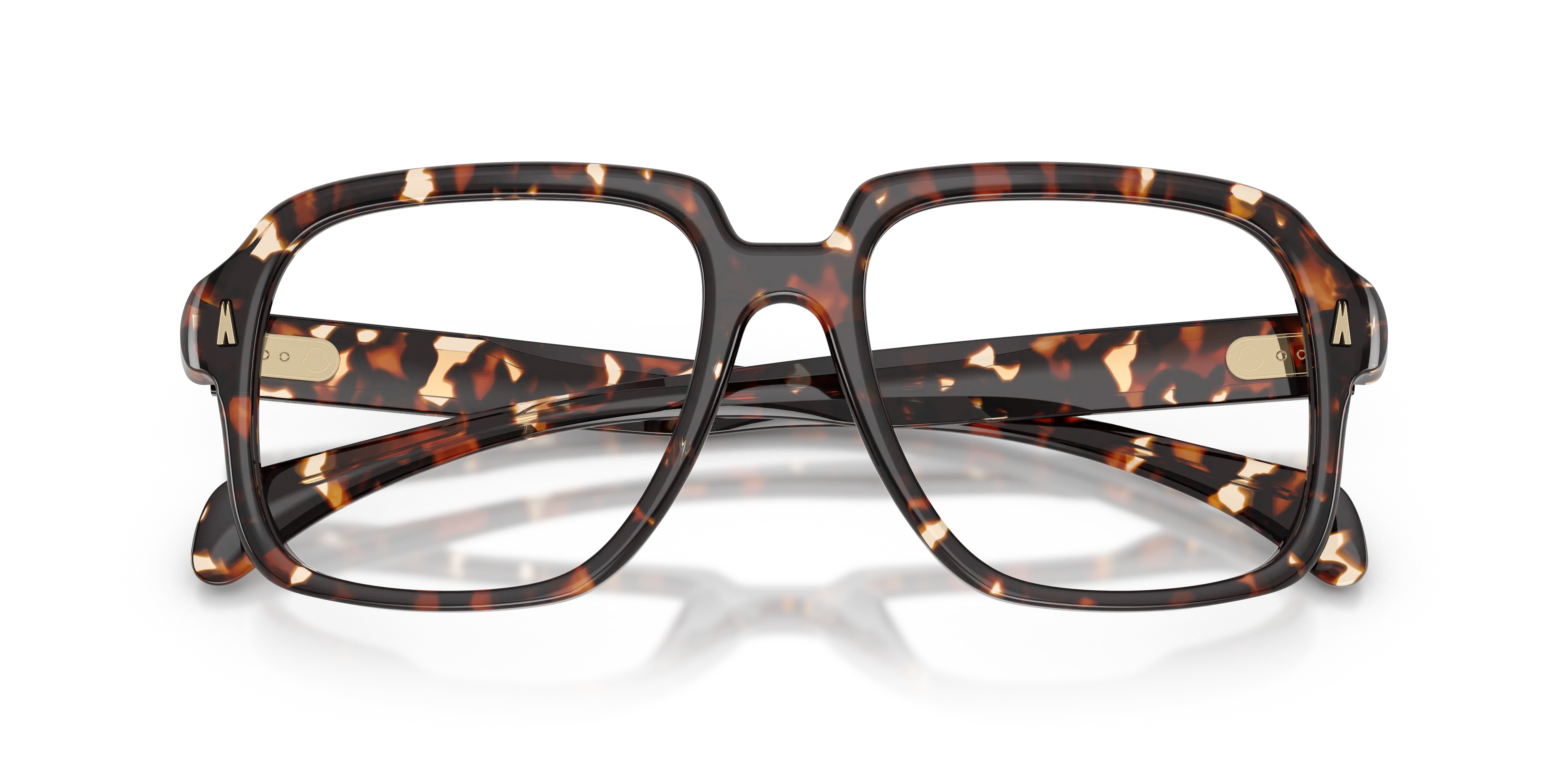 Moncler ME2037U LUSTRIA 3048 Montature da vista Acetato Tartaruga Trasparente Geometrica Normale - immagine 2