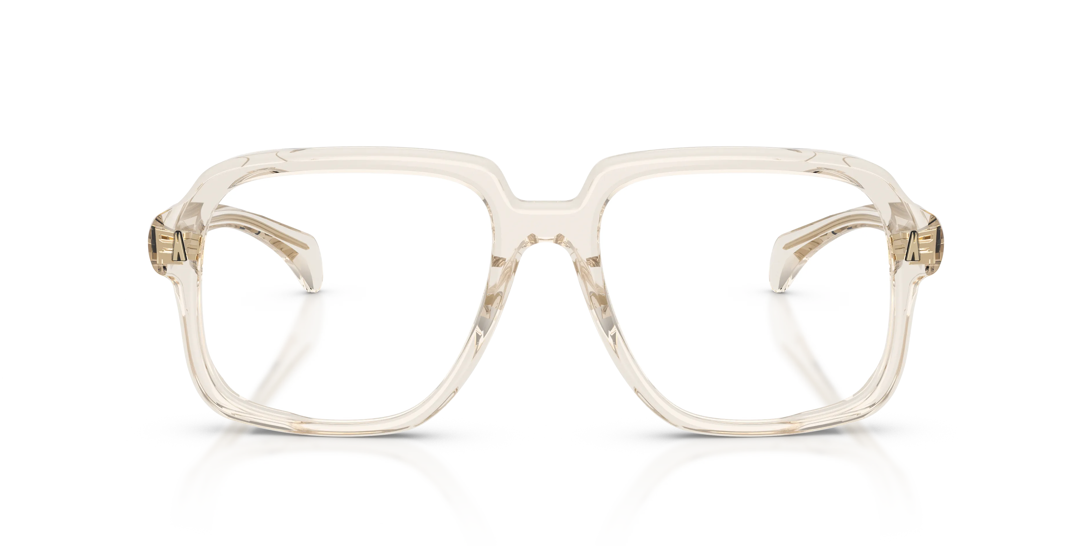 Moncler ME2037U LUSTRIA 3003 Montature da vista Acetato Bianco Trasparente Geometrica Normale - immagine 3