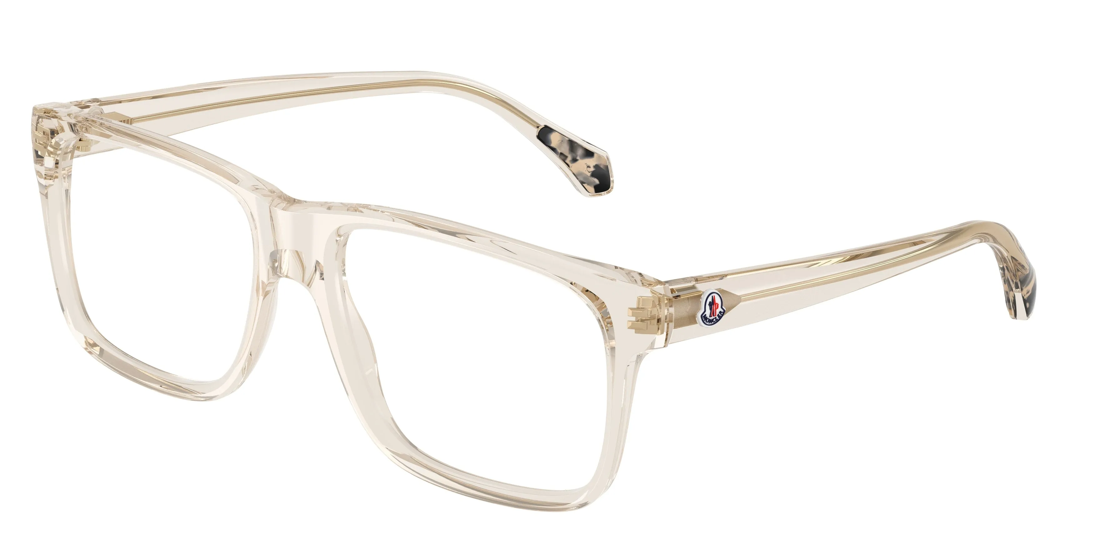 Moncler ME2036 PRECISA 3003 Montature da vista Acetato Bianco Trasparente Squadrata Normale - immagine 1