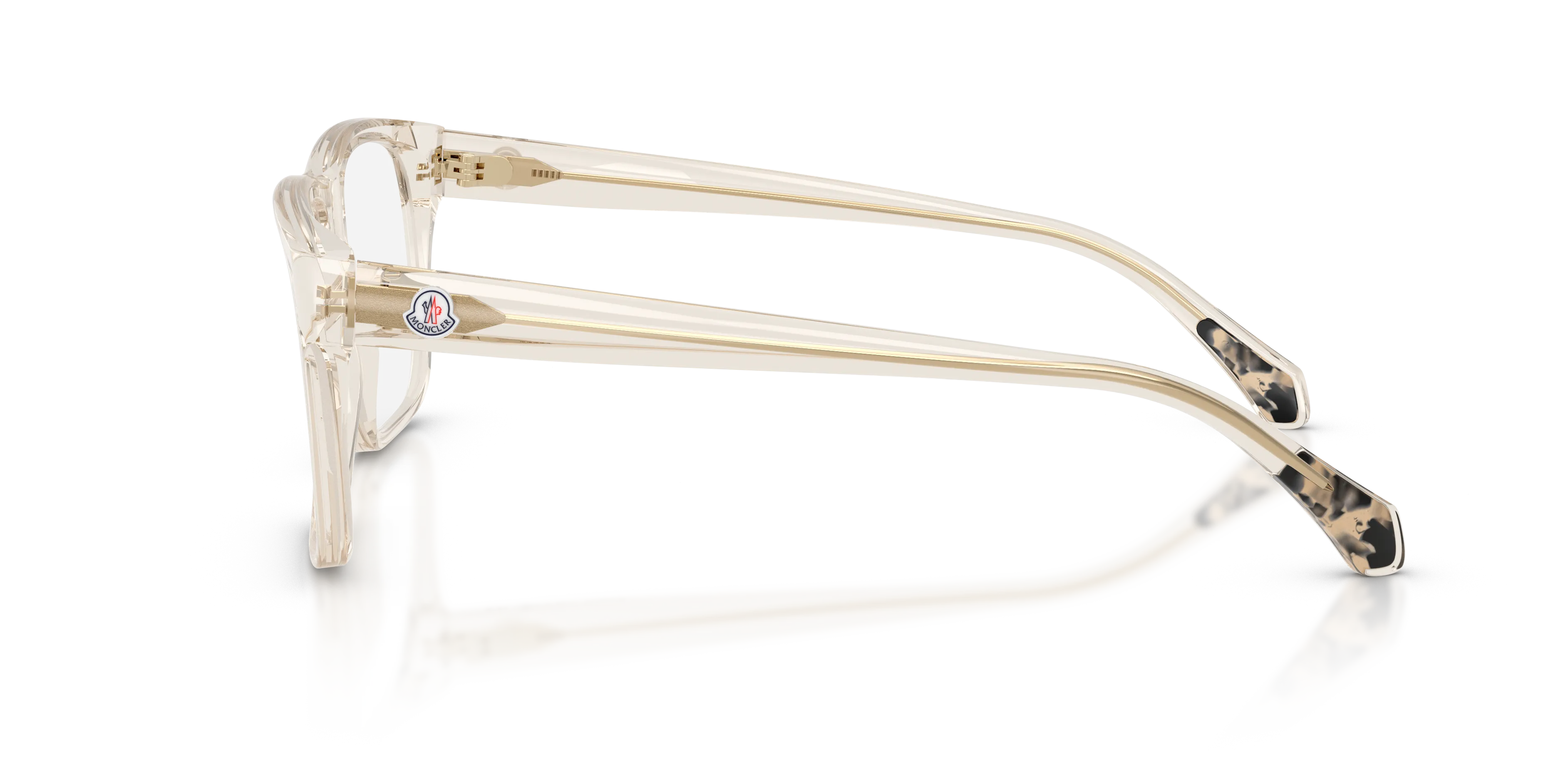 Moncler ME2036 PRECISA 3003 Montature da vista Acetato Bianco Trasparente Squadrata Normale - immagine 4