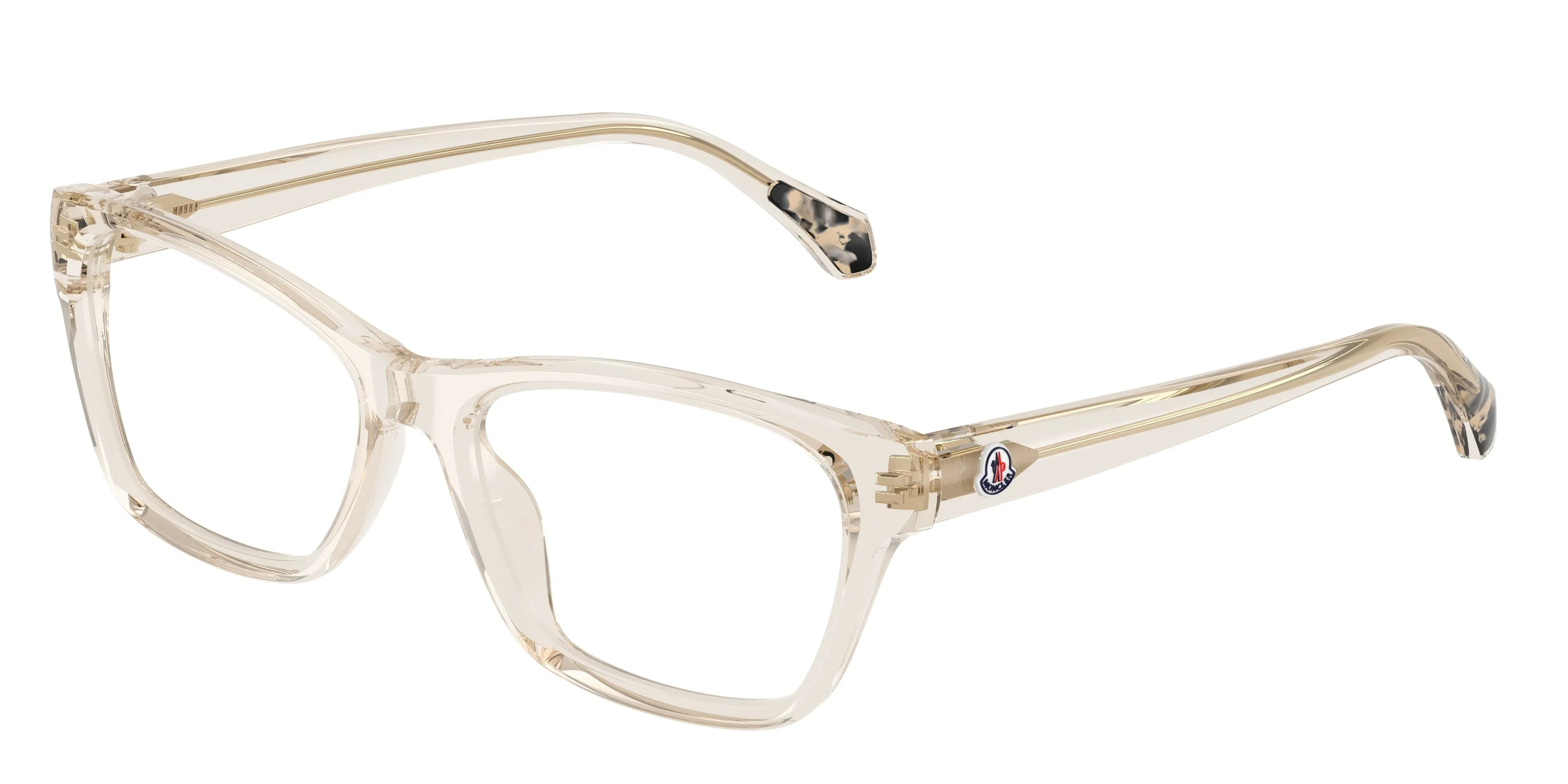 Moncler ME2035U IMPERA 3003 Montature da vista Acetato Bianco Trasparente Squadrata Normale - immagine 1