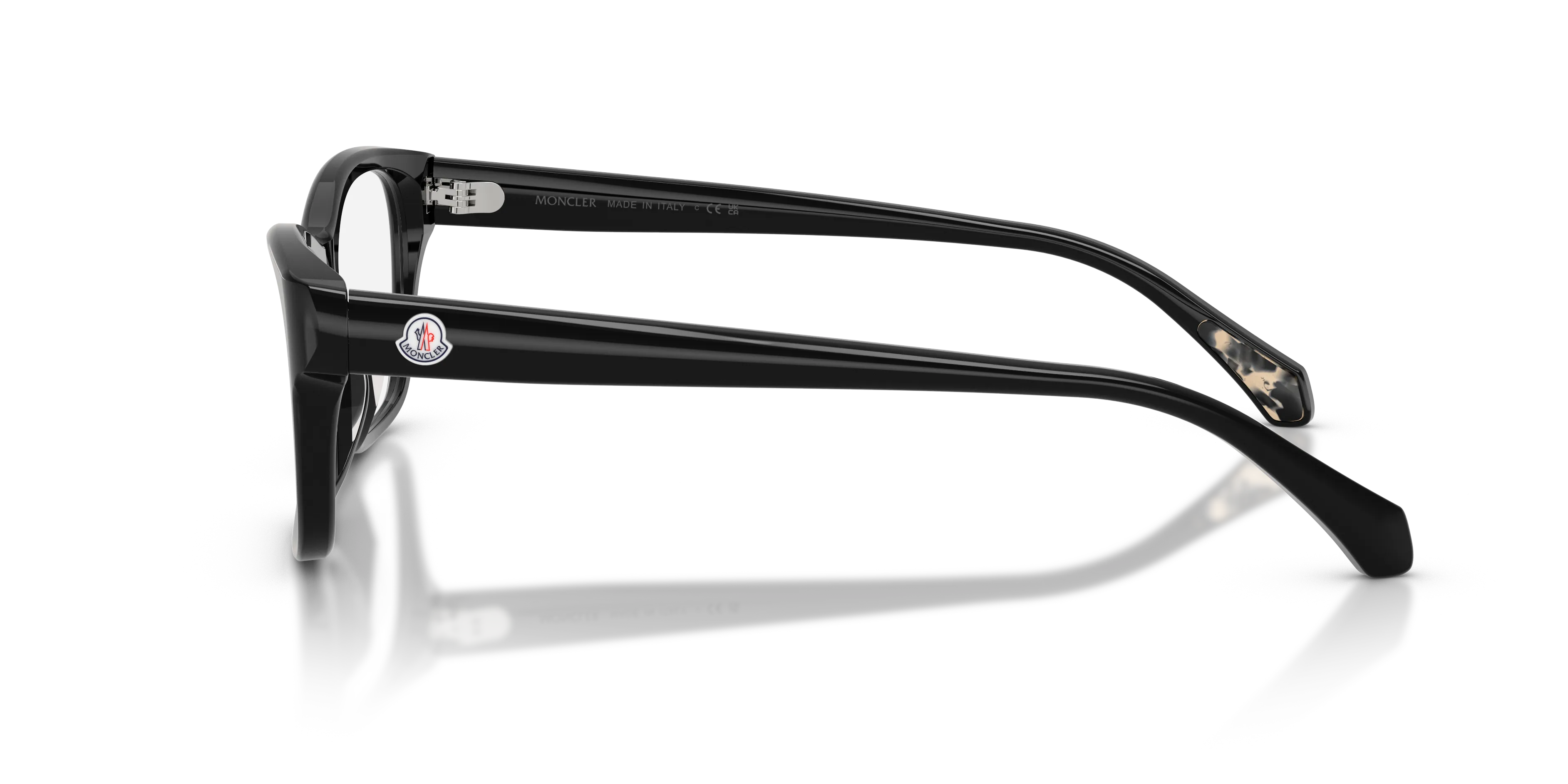 Moncler ME2035U IMPERA 3001 Montature da vista Acetato Nero Trasparente Squadrata Normale - immagine 4