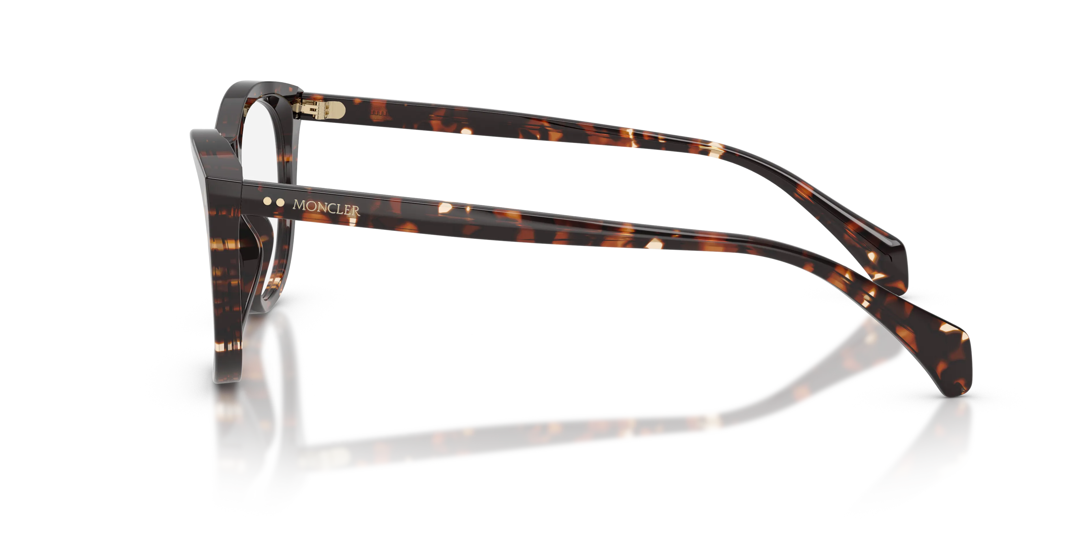 Moncler ME2034U FIORELLA 3048 Montature da vista Acetato Tartaruga Trasparente Cat Eye Normale - immagine 4
