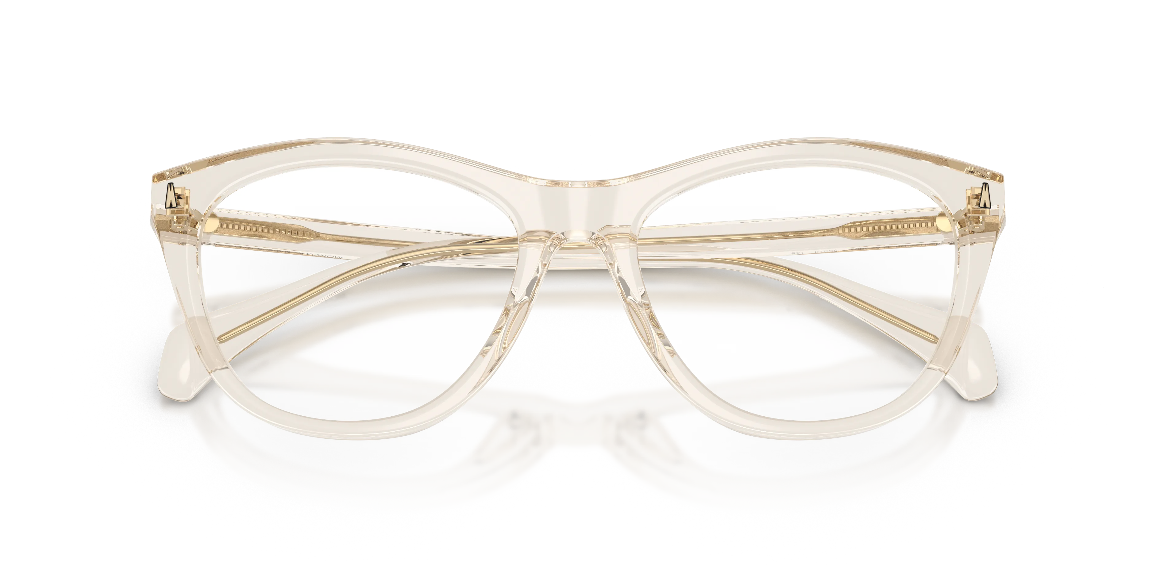 Moncler ME2034U FIORELLA 3003 Montature da vista Acetato Bianco Trasparente Cat Eye Normale - immagine 2