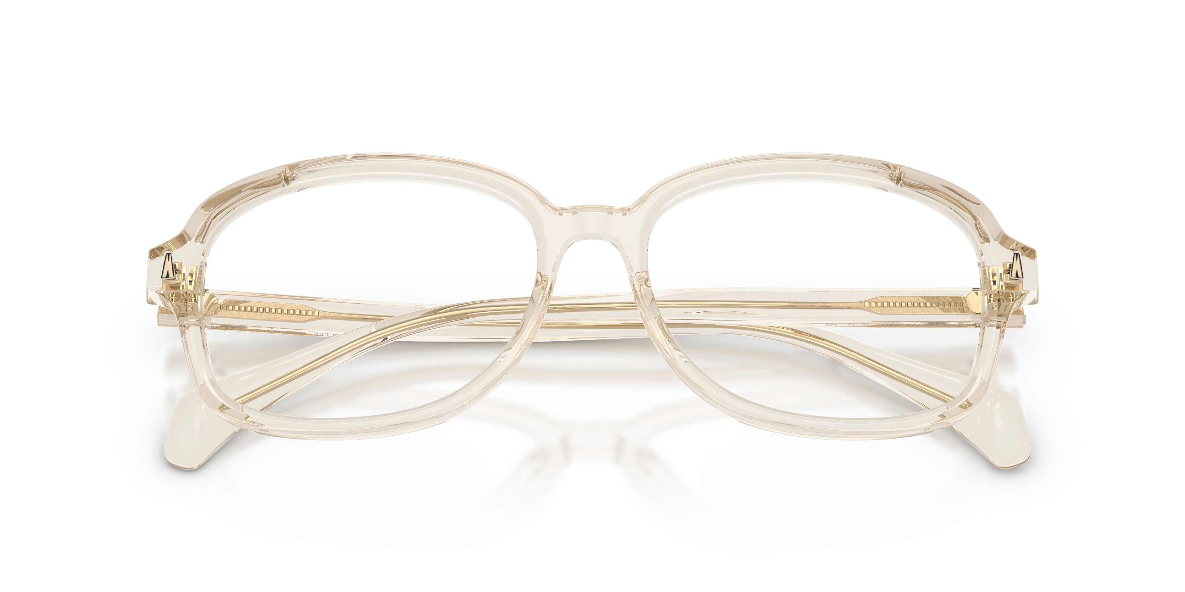 Moncler ME2033 FINEZZA 3003 Montature da vista Acetato Bianco Trasparente Pillow Normale - immagine 2