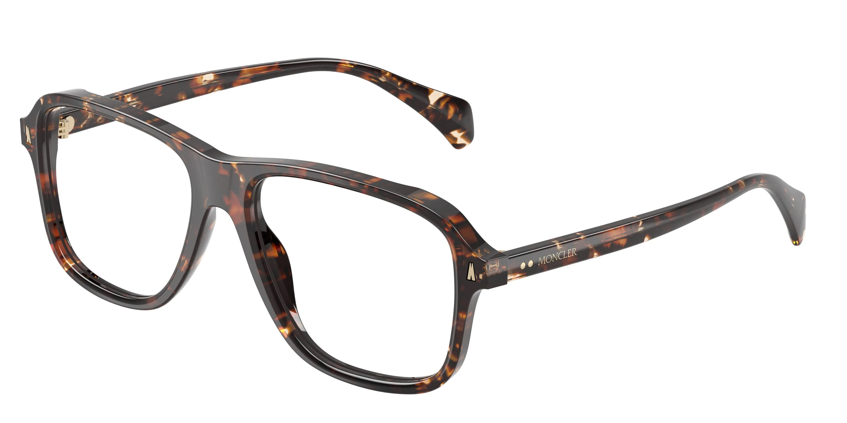 Moncler ME2032 VALTA 3048 Montature da vista Acetato Tartaruga Trasparente Pillow Normale - immagine 1