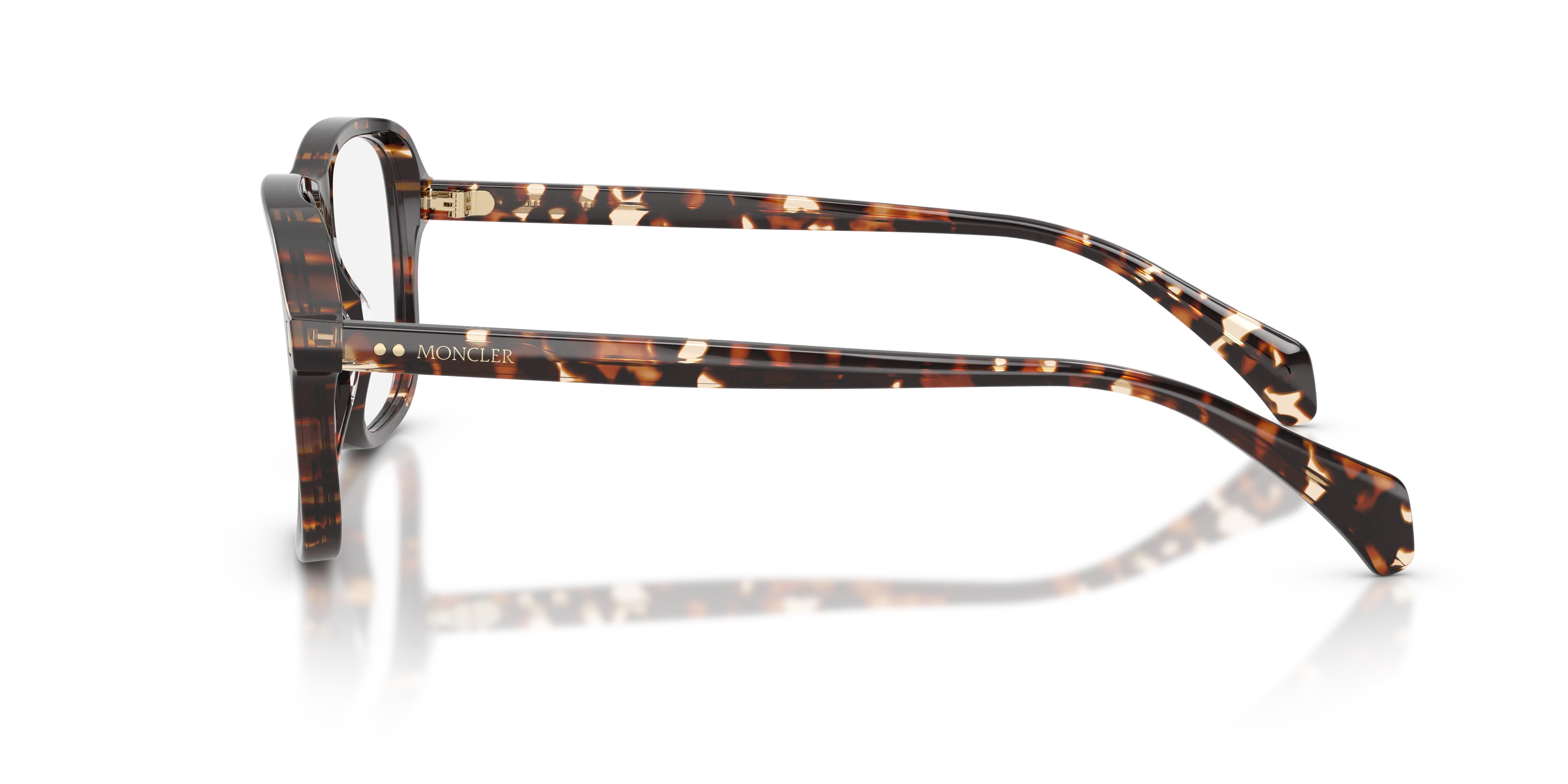 Moncler ME2032 VALTA 3048 Montature da vista Acetato Tartaruga Trasparente Pillow Normale - immagine 4