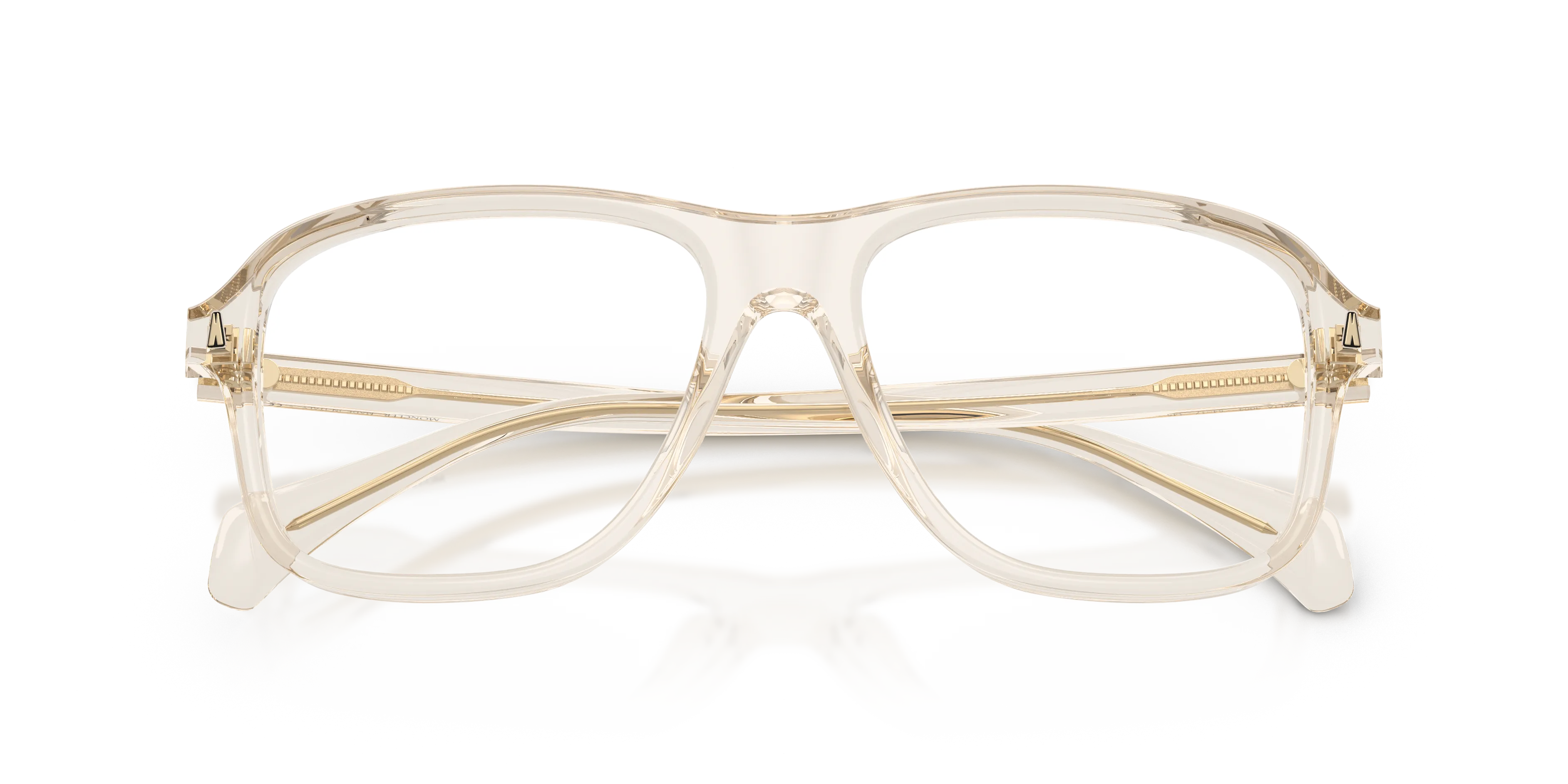 Moncler ME2032 VALTA 3003 Montature da vista Acetato Bianco Trasparente Pillow Normale - immagine 2