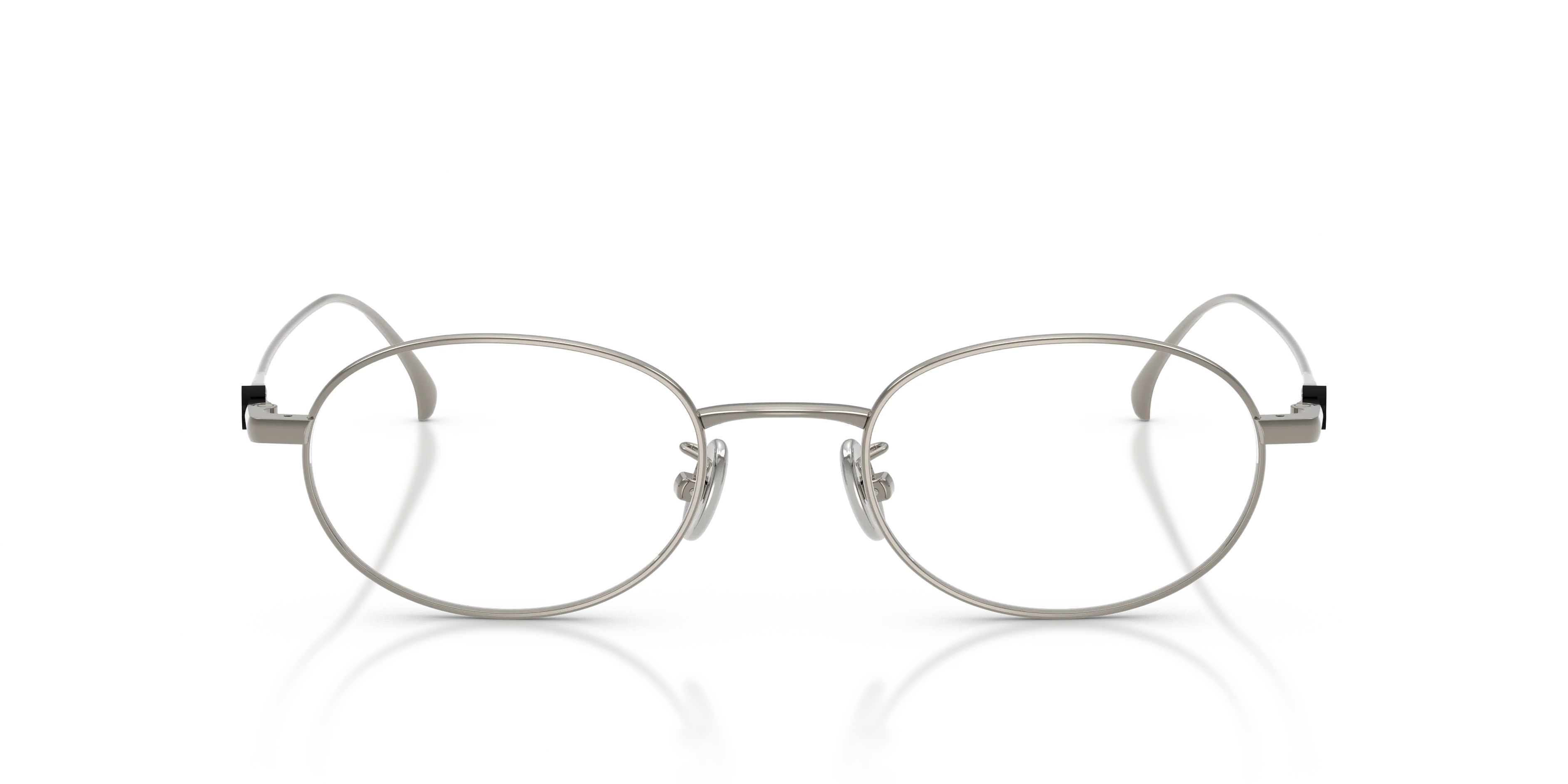 Moncler ME1018TD 1005 Montature da vista Titanio Grigio Trasparente Rotonda Normale - immagine 3