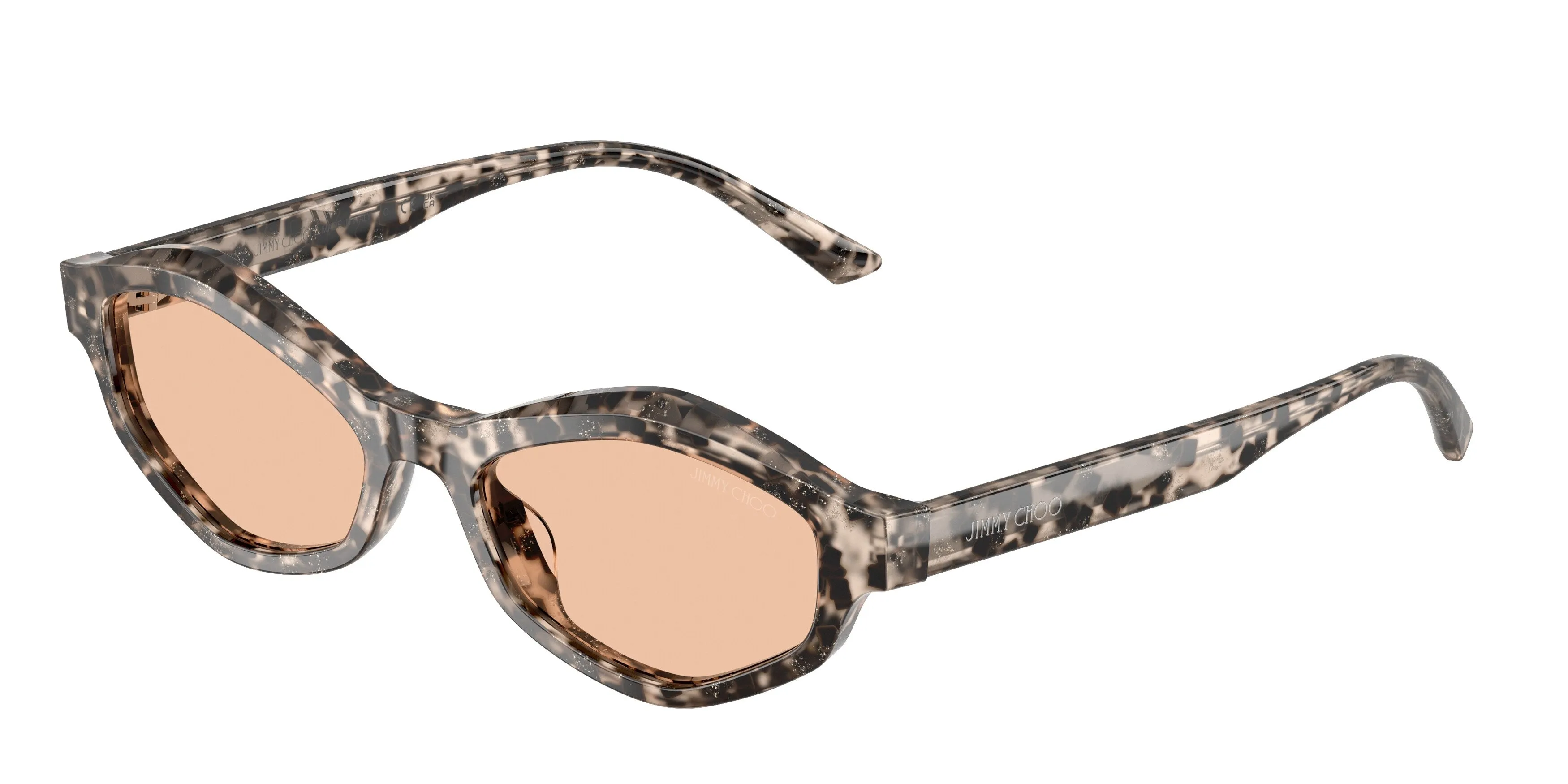 Jimmy Choo JC5077U 511573 Occhiali da sole Acetato Grigio Marrone Geometrica Normale - immagine 1