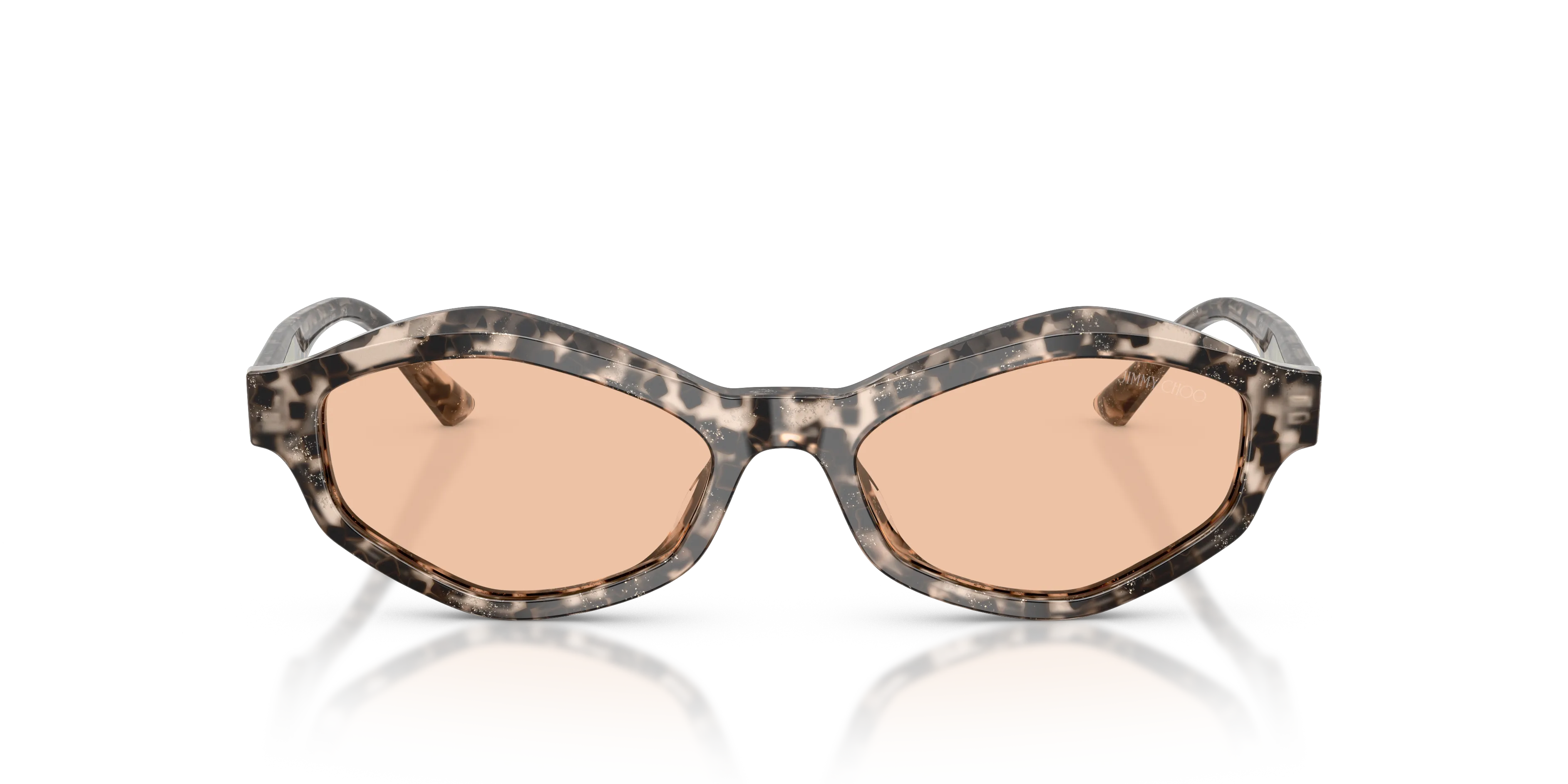 Jimmy Choo JC5077U 511573 Occhiali da sole Acetato Grigio Marrone Geometrica Normale - immagine 3