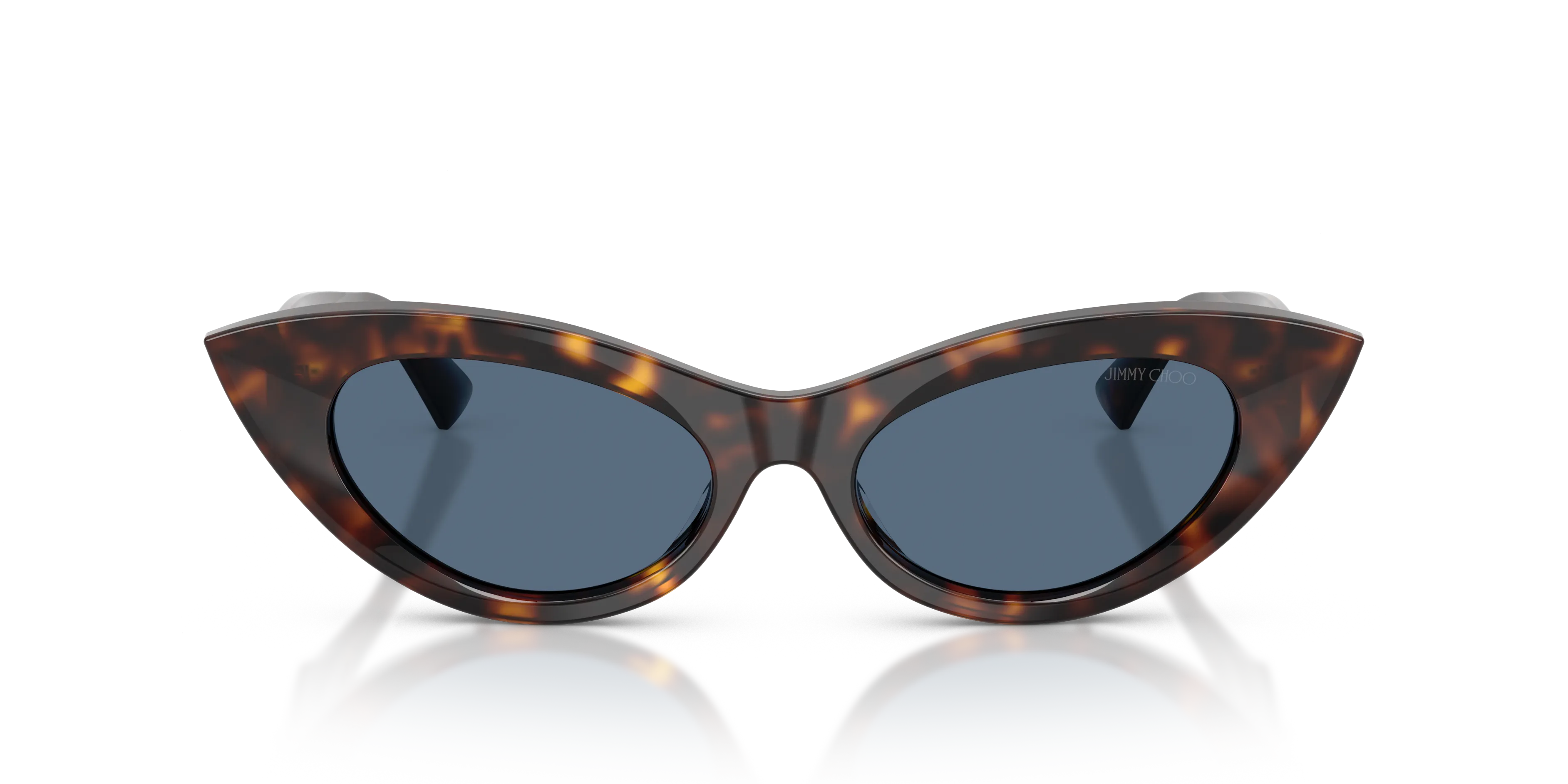 Jimmy Choo JC5075U 500280 Occhiali da sole Acetato Tartaruga Blu Cat Eye Normale - immagine 3