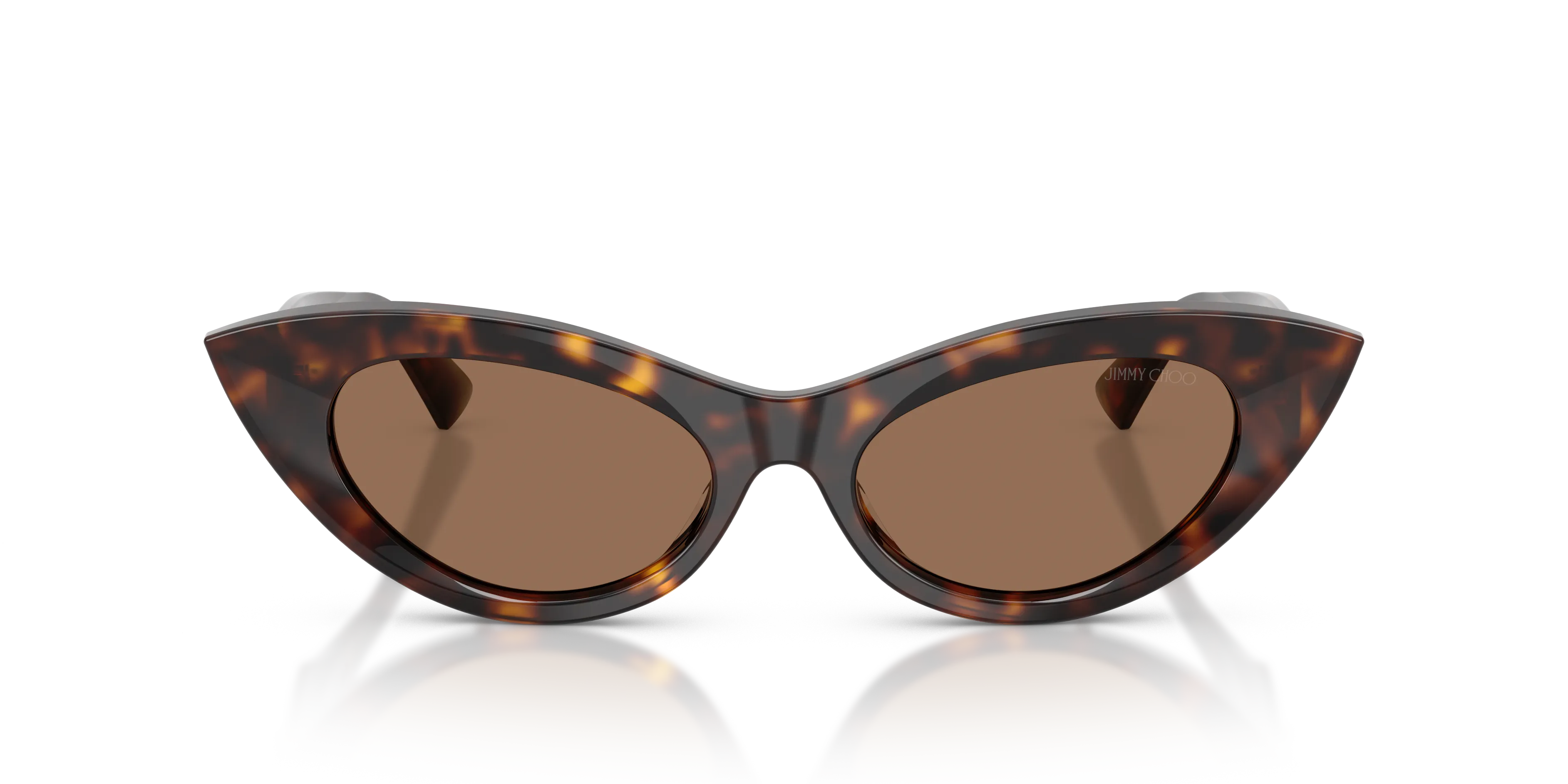Jimmy Choo JC5075U 500273 Occhiali da sole Acetato Tartaruga Marrone Cat Eye Normale - immagine 3