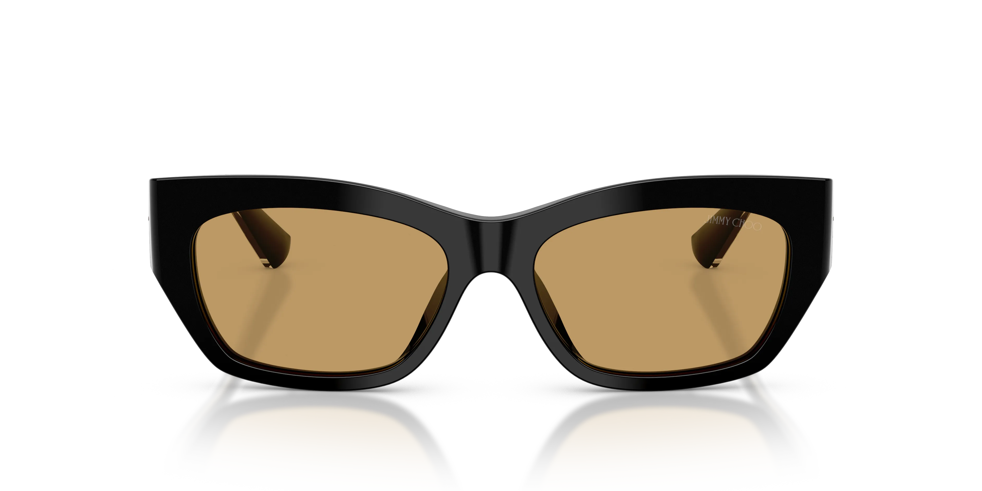 Jimmy Choo JC5071BU 500073 Occhiali da sole Acetato Nero Marrone Squadrata Normale - immagine 3