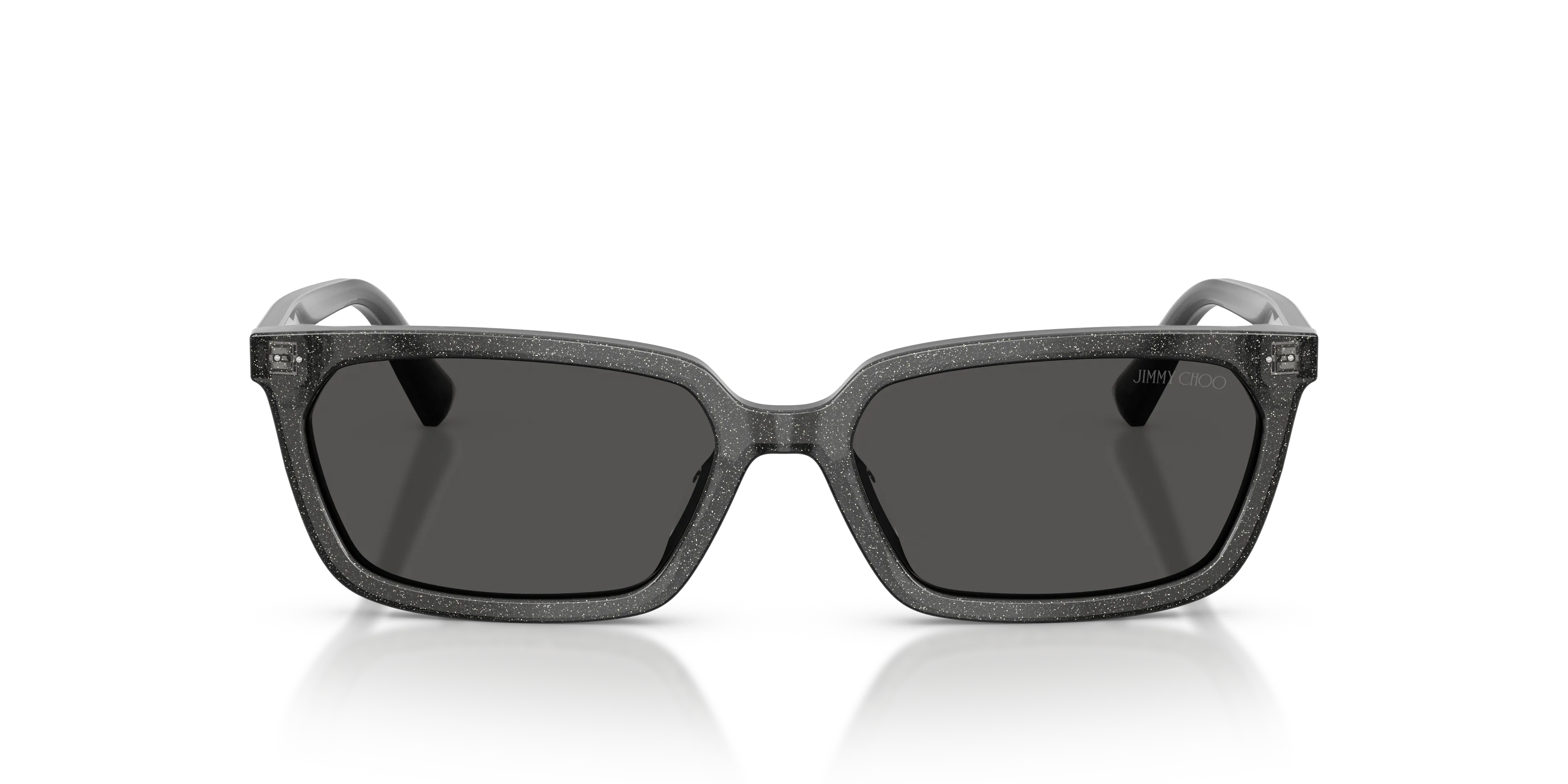 Jimmy Choo JC5050U 512287 Occhiali da sole Acetato Nero Grigio Squadrata Normale - immagine 3