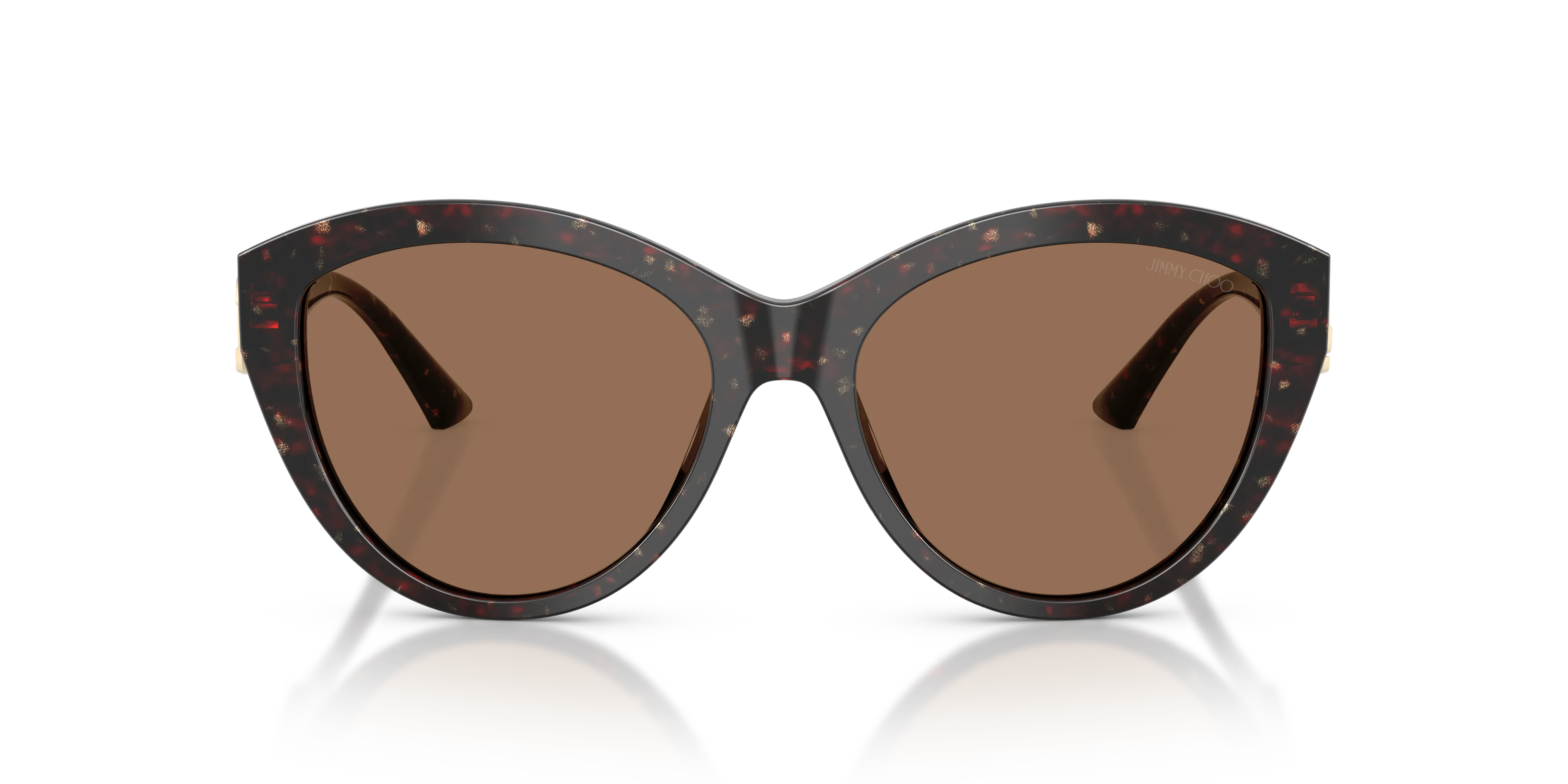 Jimmy Choo JC5007 512573 Occhiali da sole Acetato Marrone Marrone Pantos Normale - immagine 3