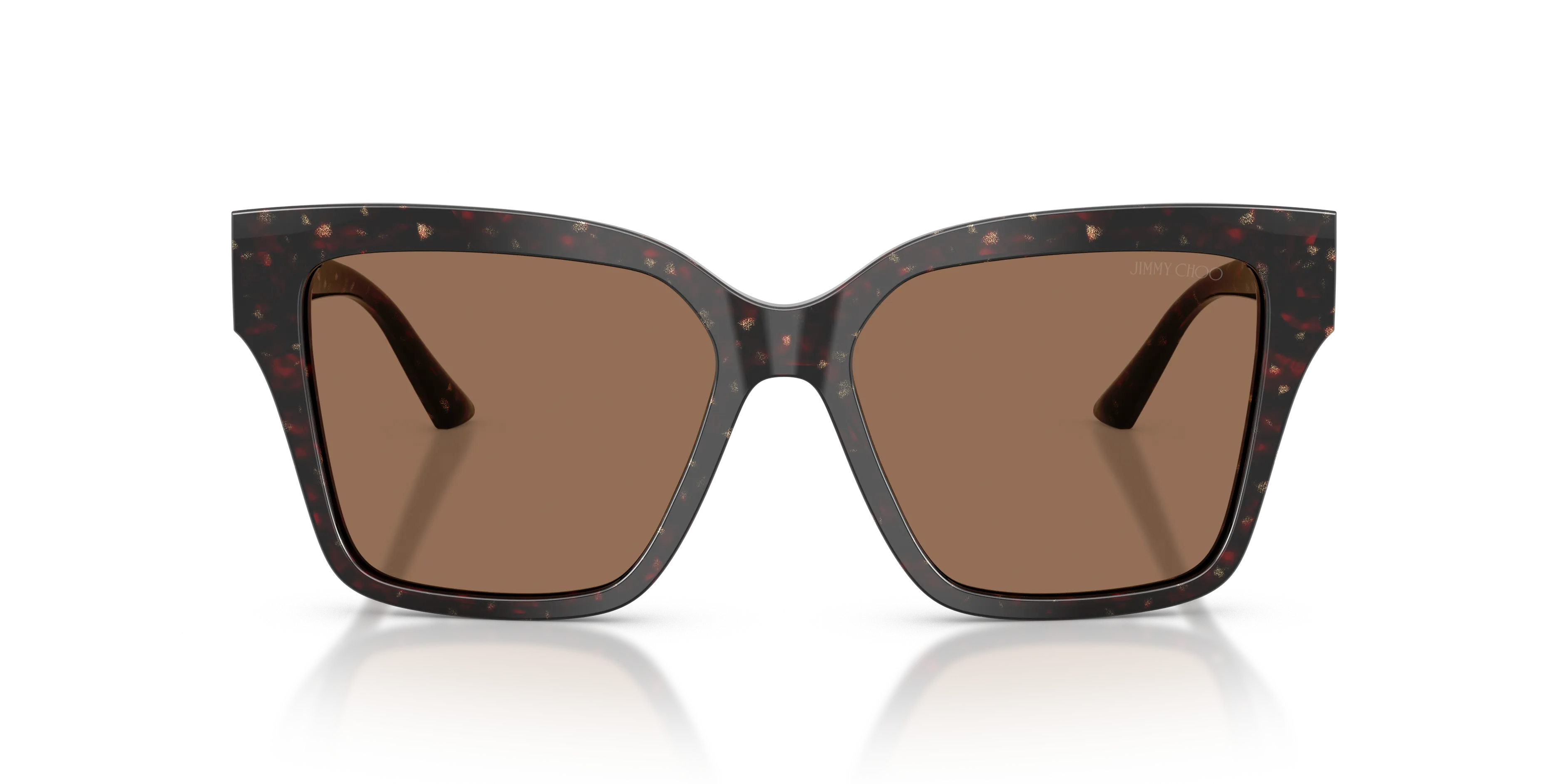 Jimmy Choo JC5003 512573 Occhiali da sole Acetato Marrone Marrone Pillow Normale - immagine 3
