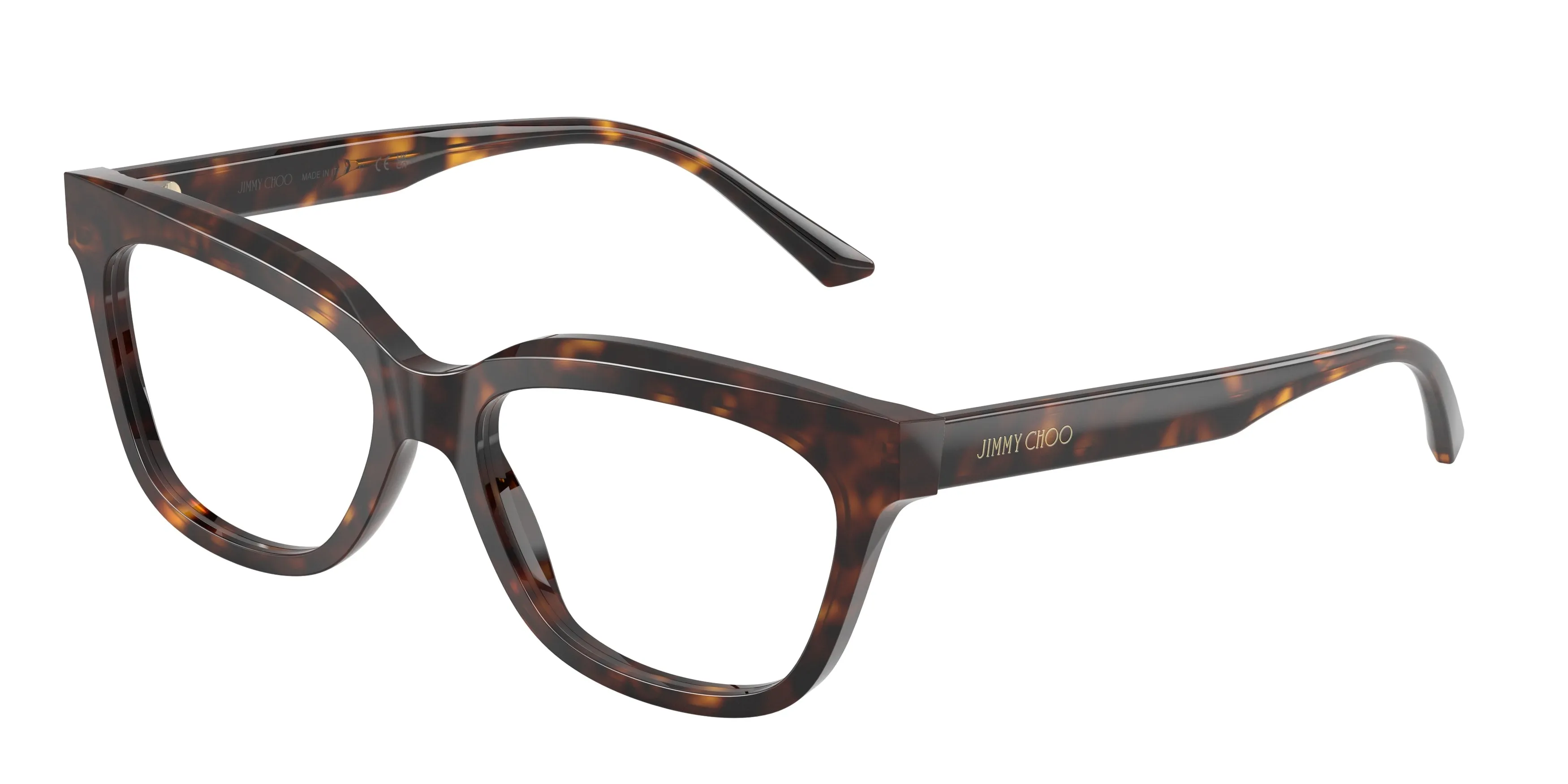 Jimmy Choo JC3072 5002 Montature da vista Acetato Tartaruga Trasparente Pillow Normale - immagine 1