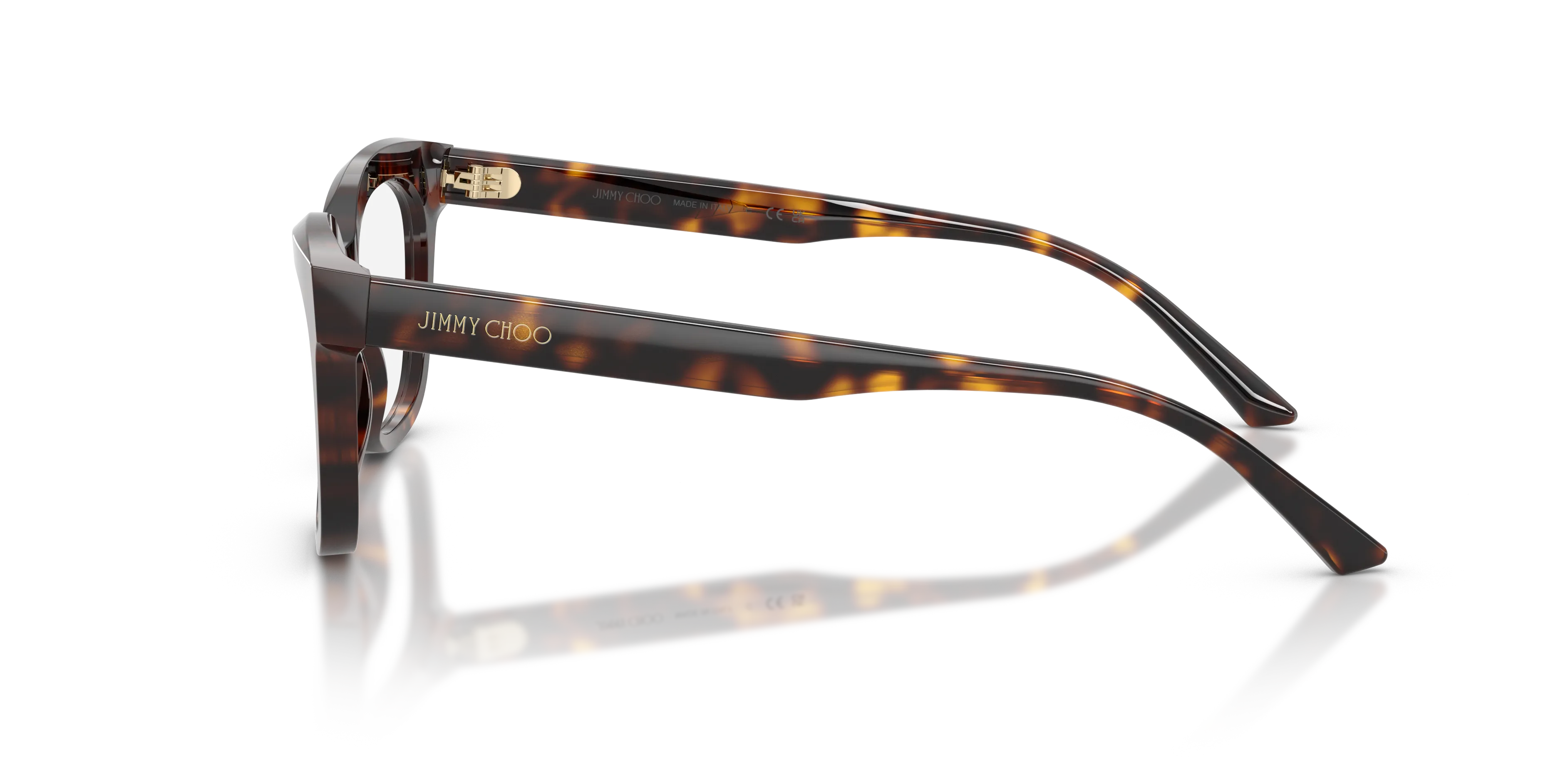 Jimmy Choo JC3072 5002 Montature da vista Acetato Tartaruga Trasparente Pillow Normale - immagine 4