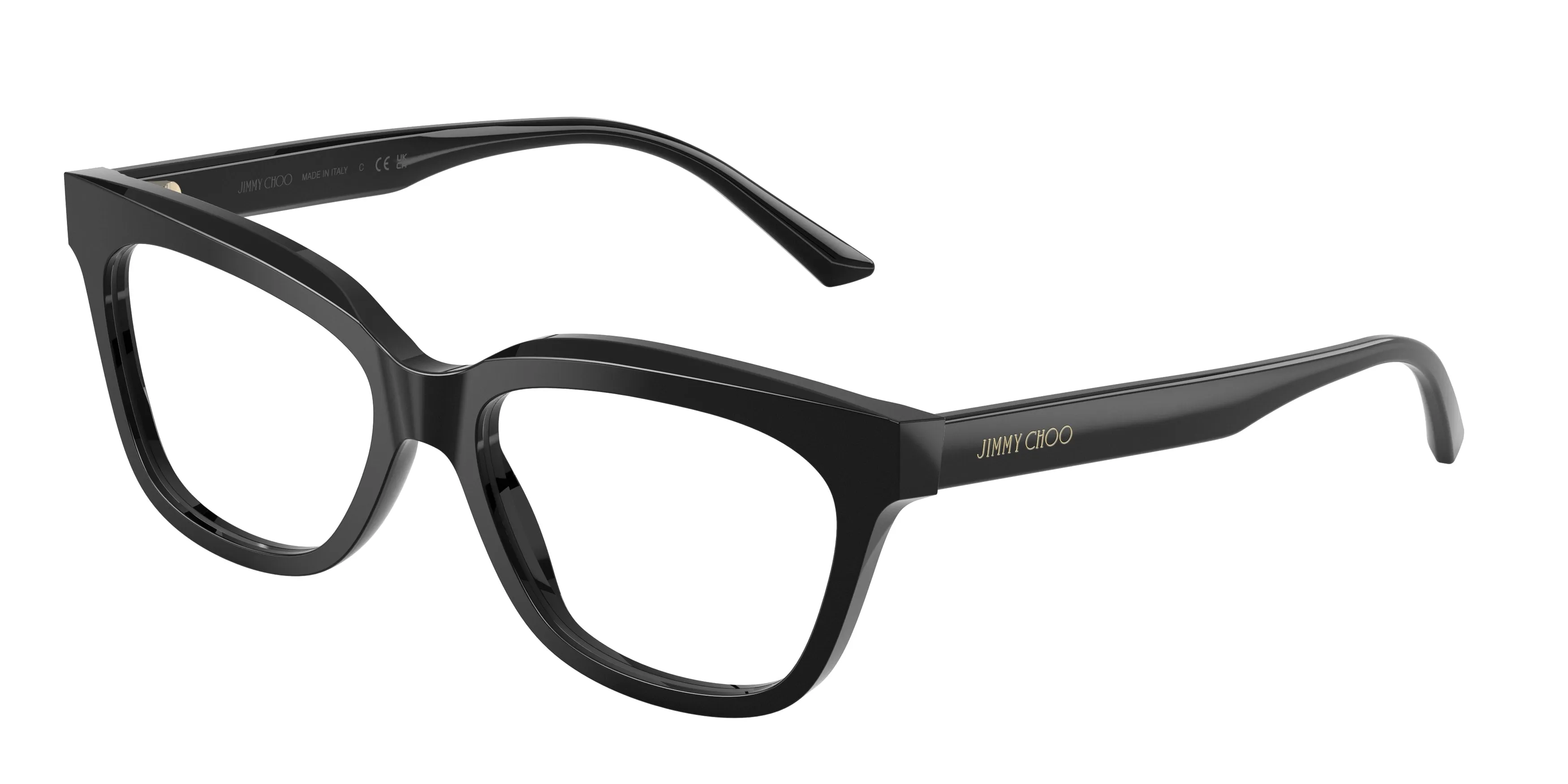 Jimmy Choo JC3072 5000 Montature da vista Acetato Nero Trasparente Pillow Normale - immagine 1