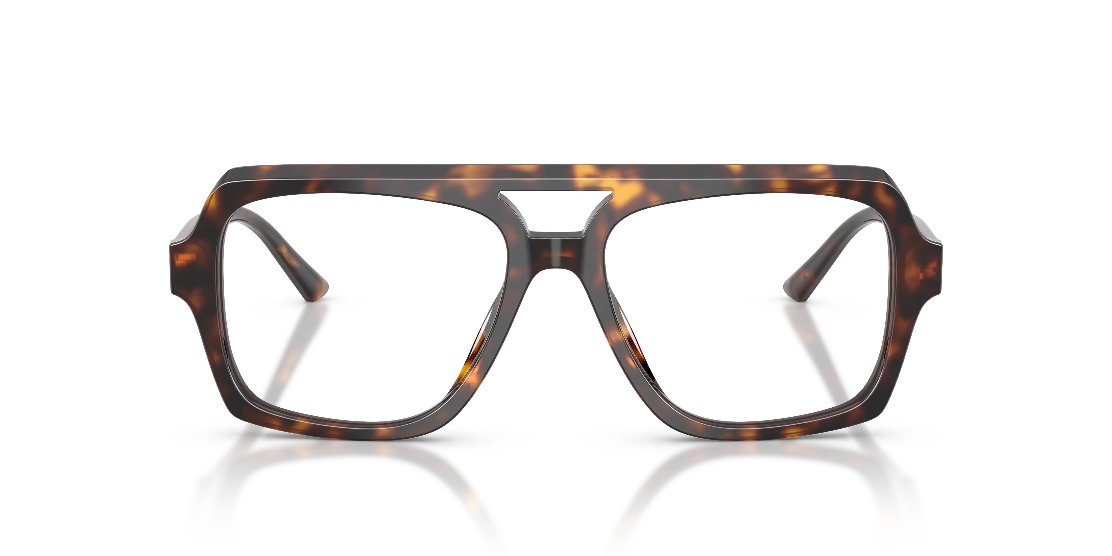 Jimmy Choo JC3071U 5002 Montature da vista Acetato Tartaruga Trasparente Pilot Normale - immagine 3
