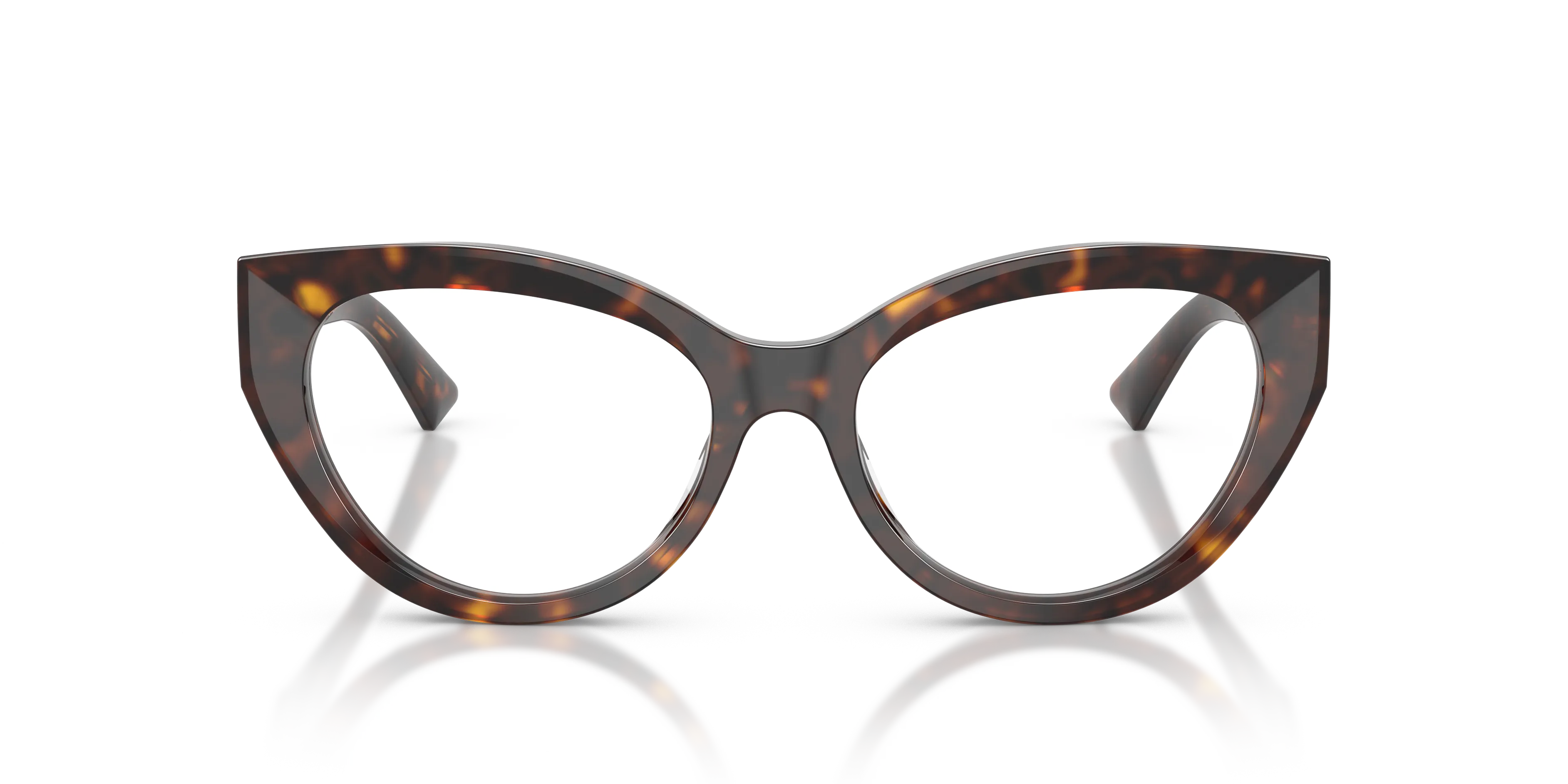 Jimmy Choo JC3070U 5002 Montature da vista Acetato Tartaruga Trasparente Cat Eye Normale - immagine 3