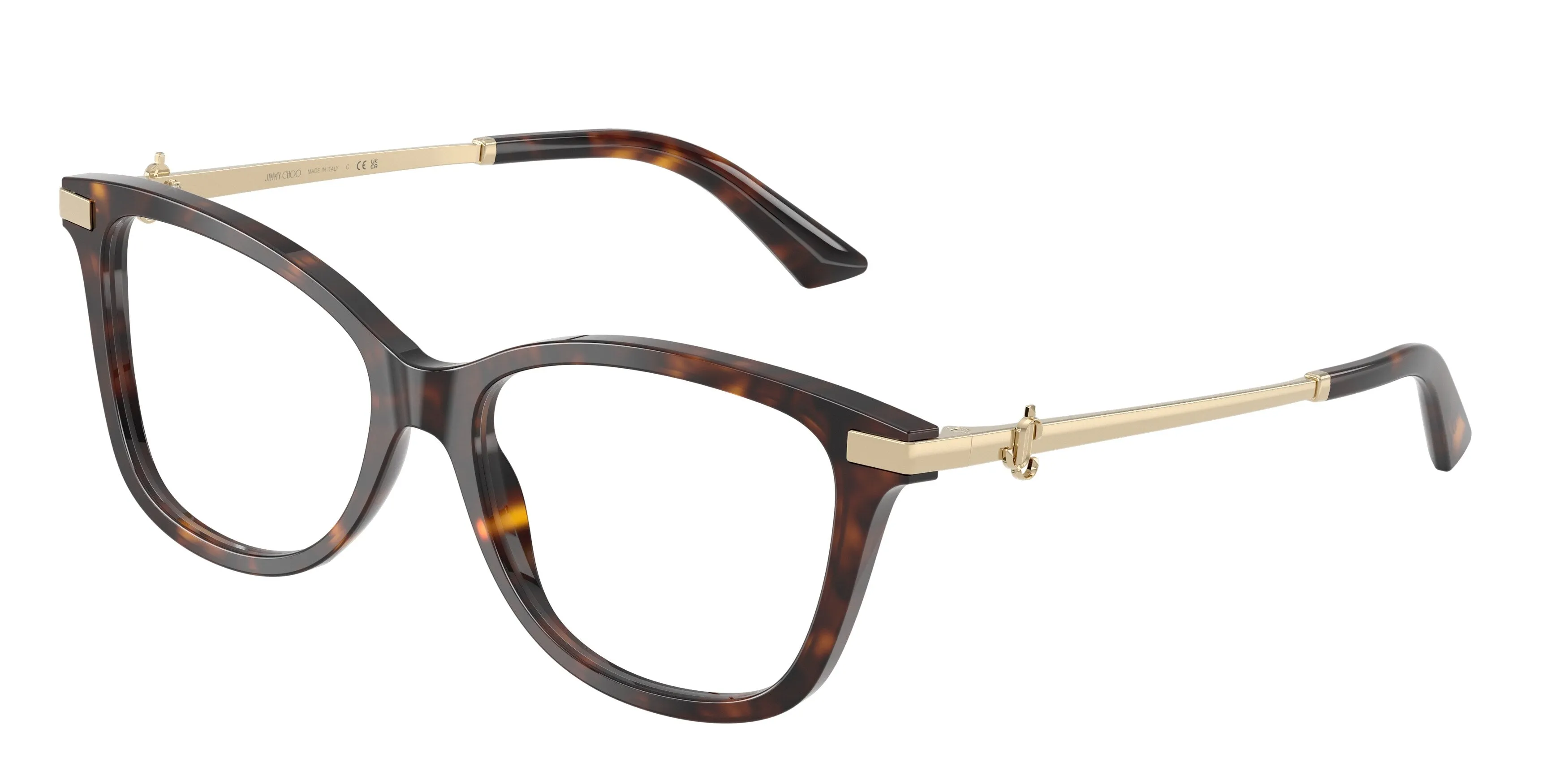 Jimmy Choo JC3068B 5002 Montature da vista Acetato Tartaruga Trasparente Pillow Normale - immagine 1