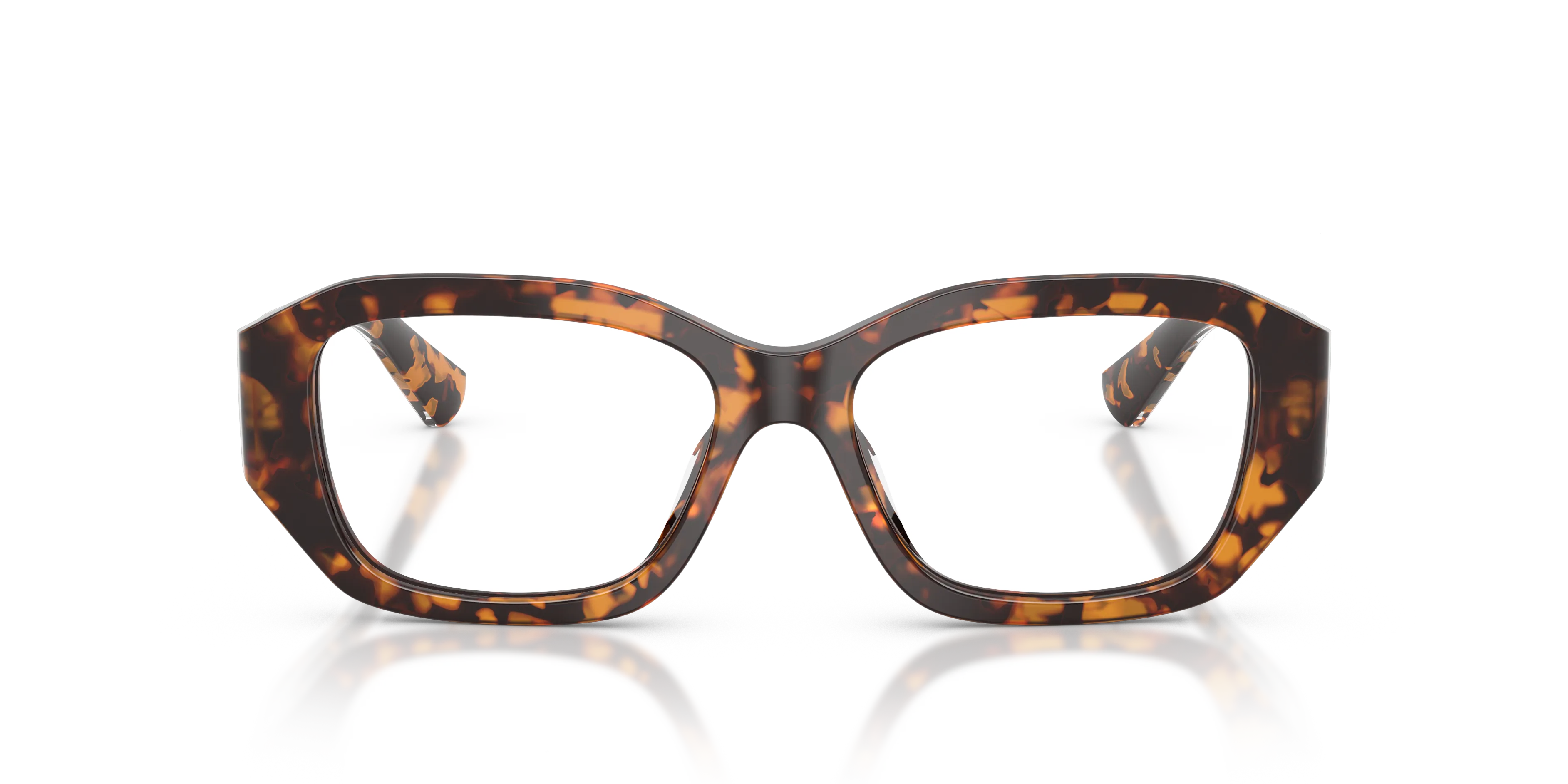 Jimmy Choo JC3065BU 5121 Montature da vista Acetato Tartaruga Trasparente Geometrica Normale - immagine 3