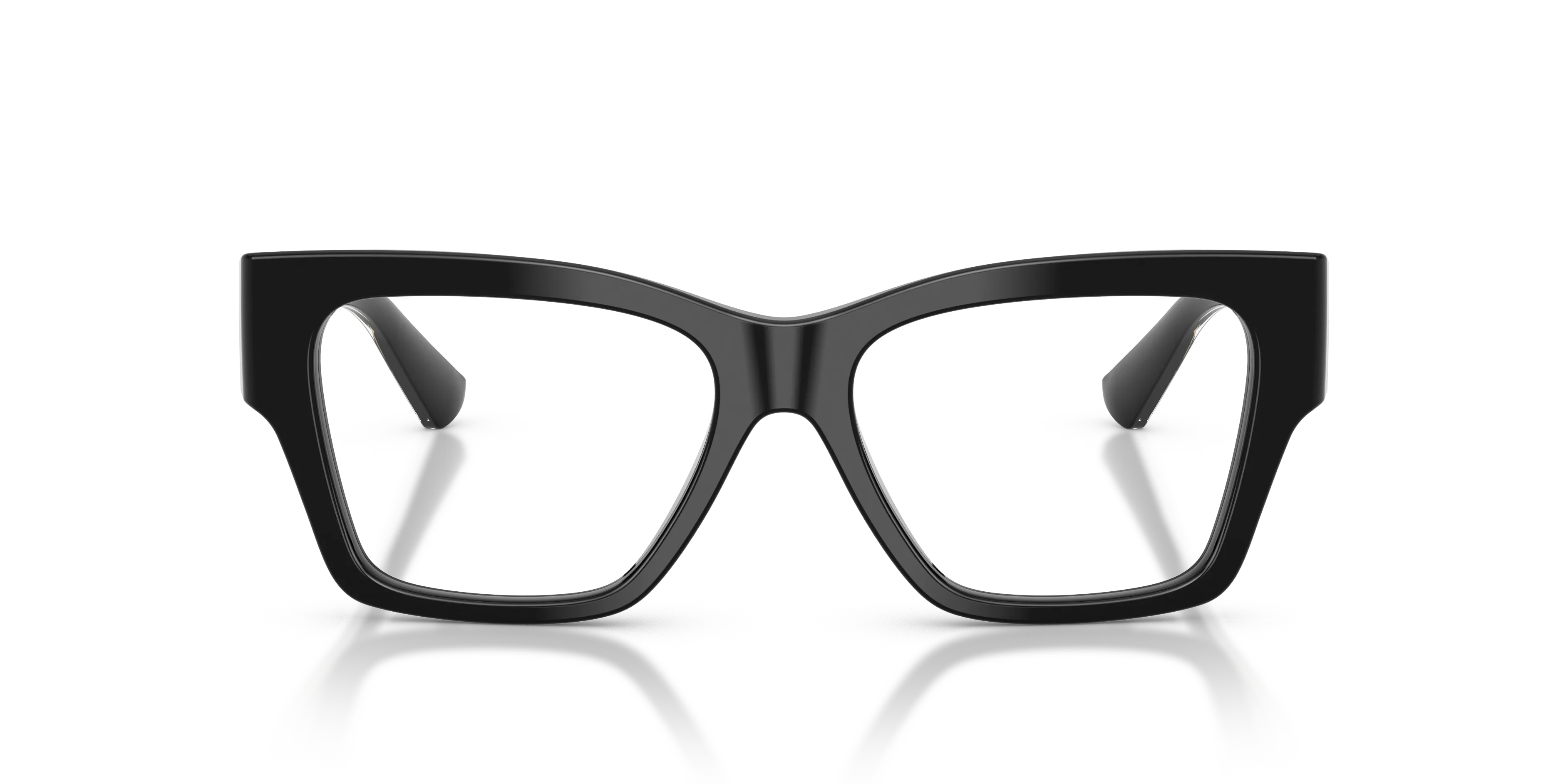 Jimmy Choo JC3064BU 5000 Montature da vista Acetato Nero Trasparente Squadrata Normale - immagine 3