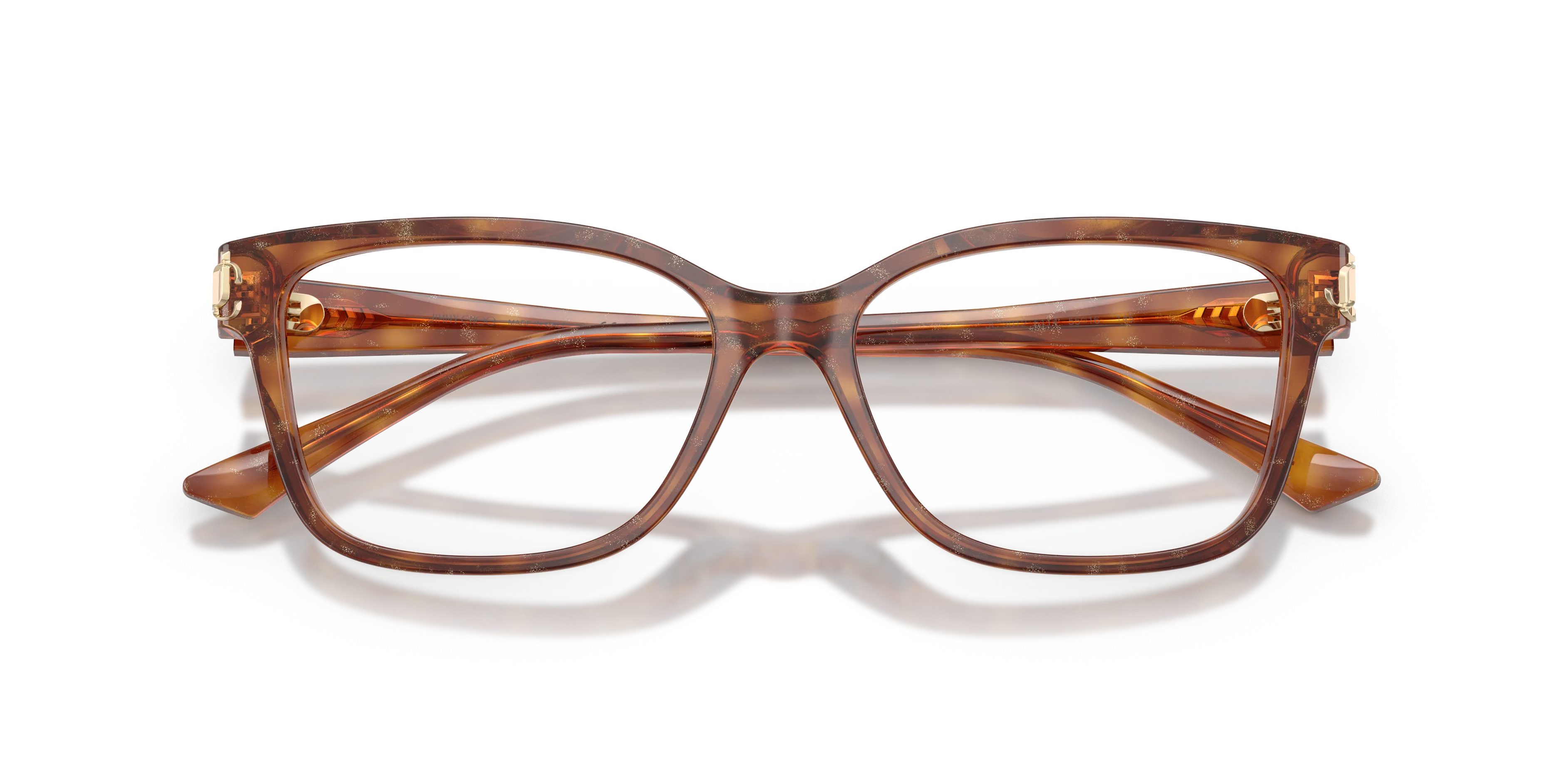 Jimmy Choo JC3012 5114 Montature da vista Acetato Marrone Trasparente Pillow Normale - immagine 2