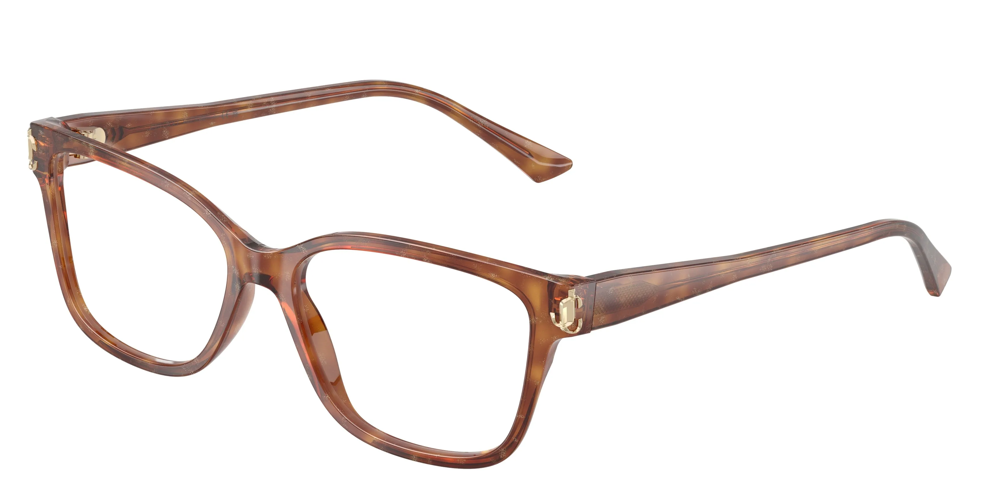 Jimmy Choo JC3012 5114 Montature da vista Acetato Marrone Trasparente Pillow Normale - immagine 1