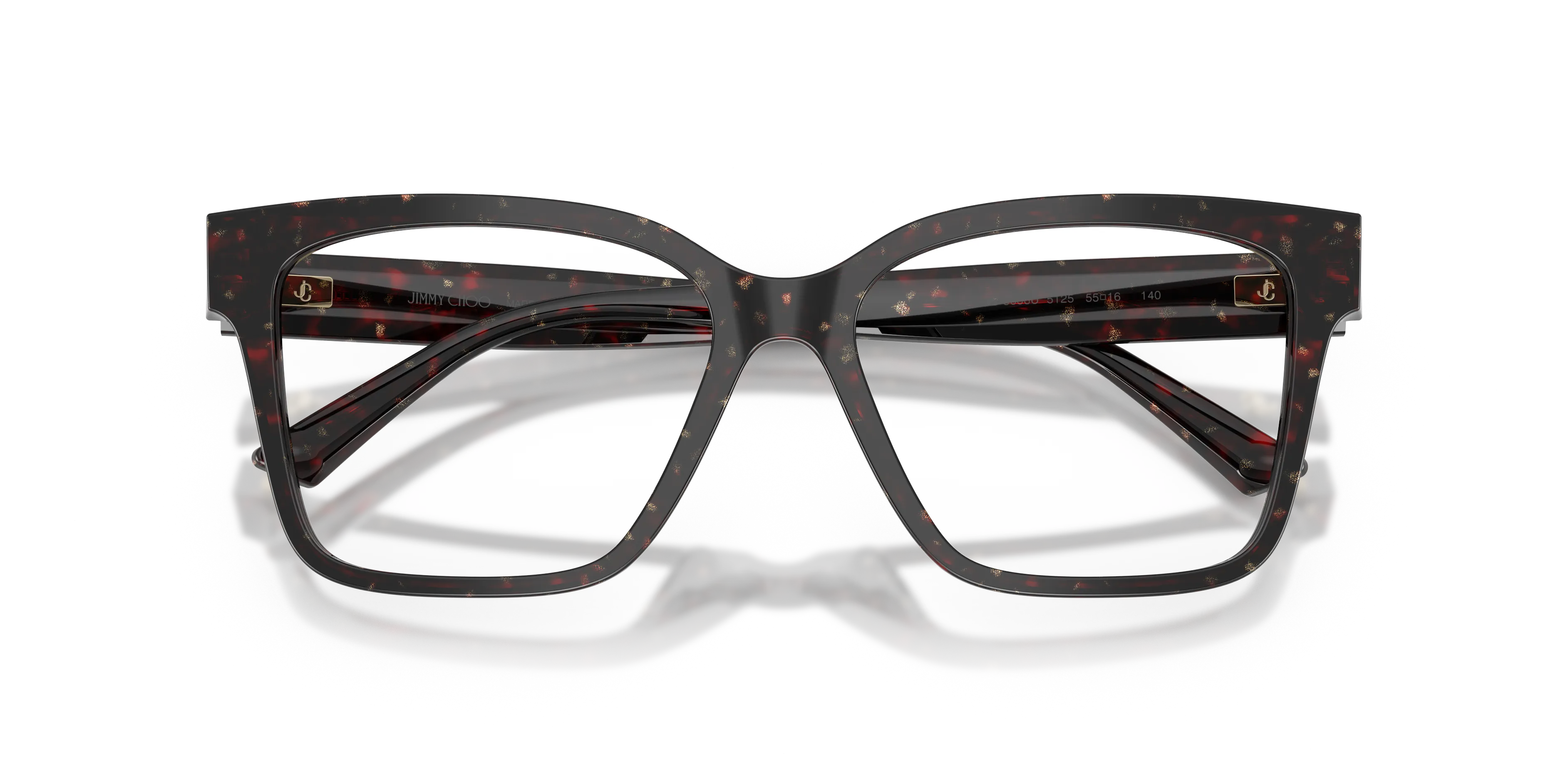 Jimmy Choo JC3006U 5125 Montature da vista Acetato Marrone Trasparente Pillow Normale - immagine 2