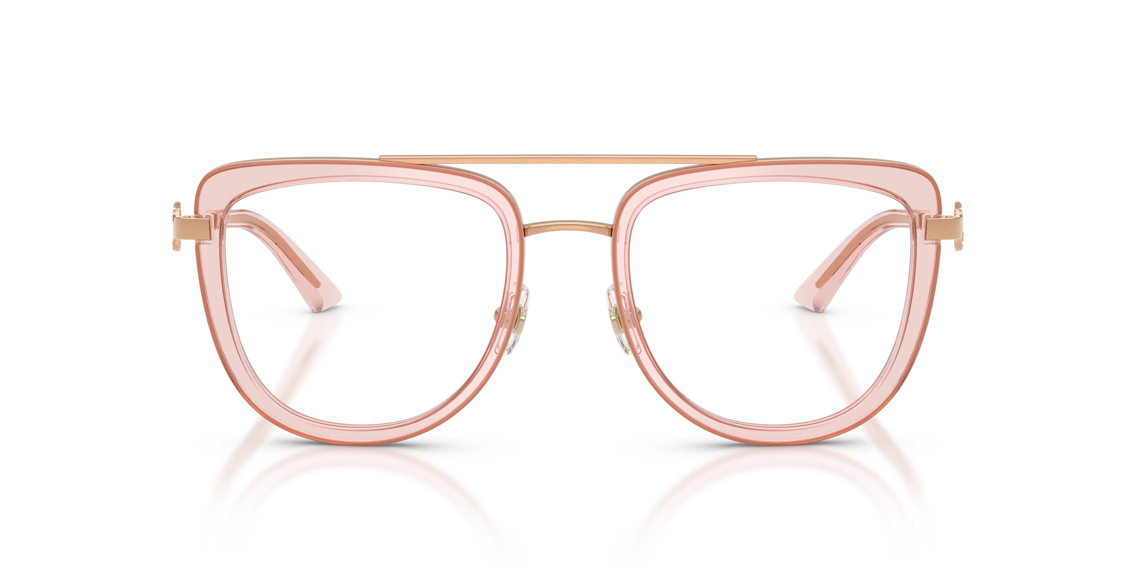 Jimmy Choo JC2024B 3008 Montature da vista Acciaio Rosa Trasparente Pilot Normale - immagine 3