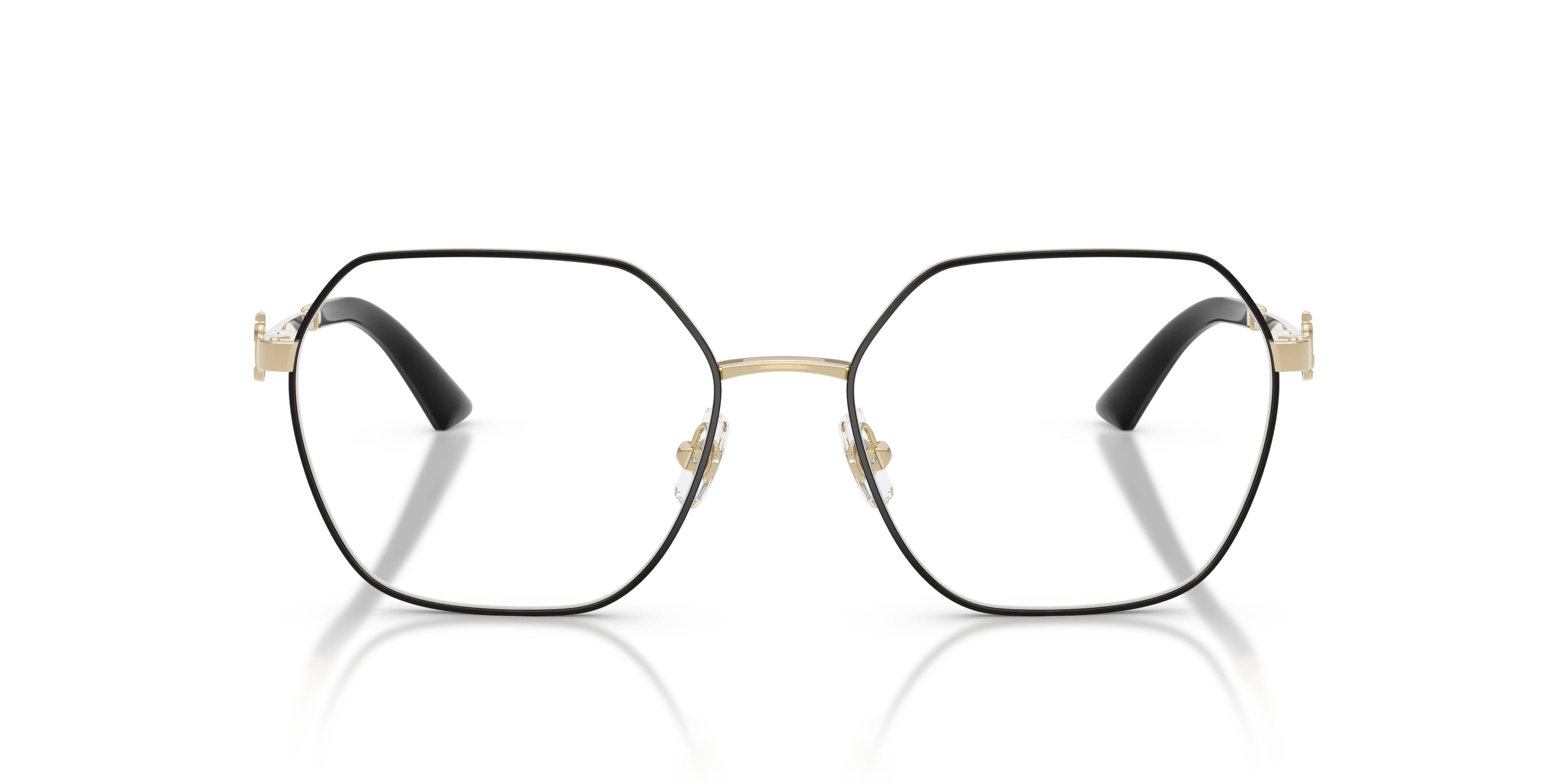 Jimmy Choo JC2023B 3010 Montature da vista Acciaio Oro Trasparente Geometrica Normale - immagine 3