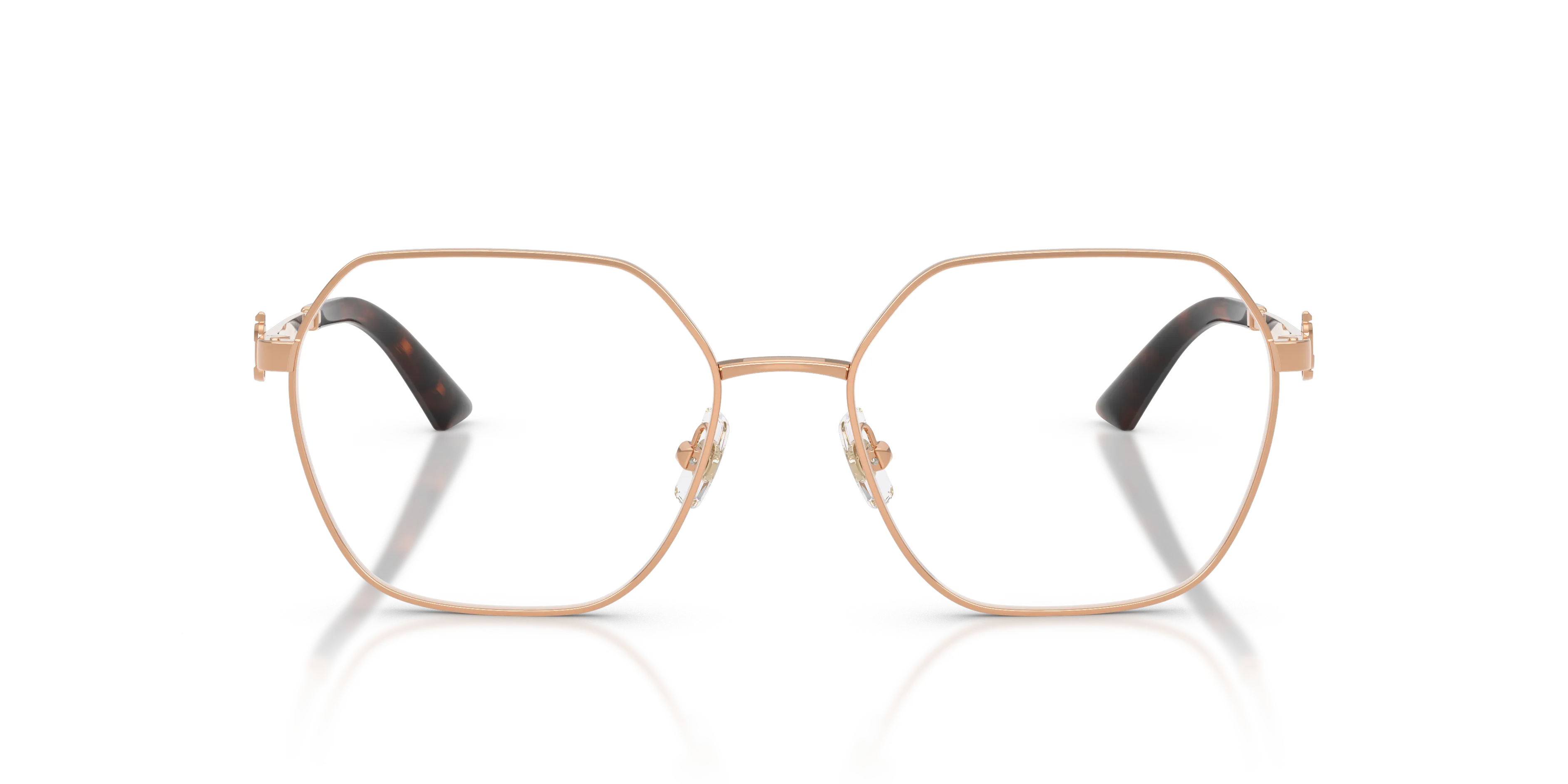 Jimmy Choo JC2023B 3008 Montature da vista Acciaio Oro Trasparente Geometrica Normale - immagine 3