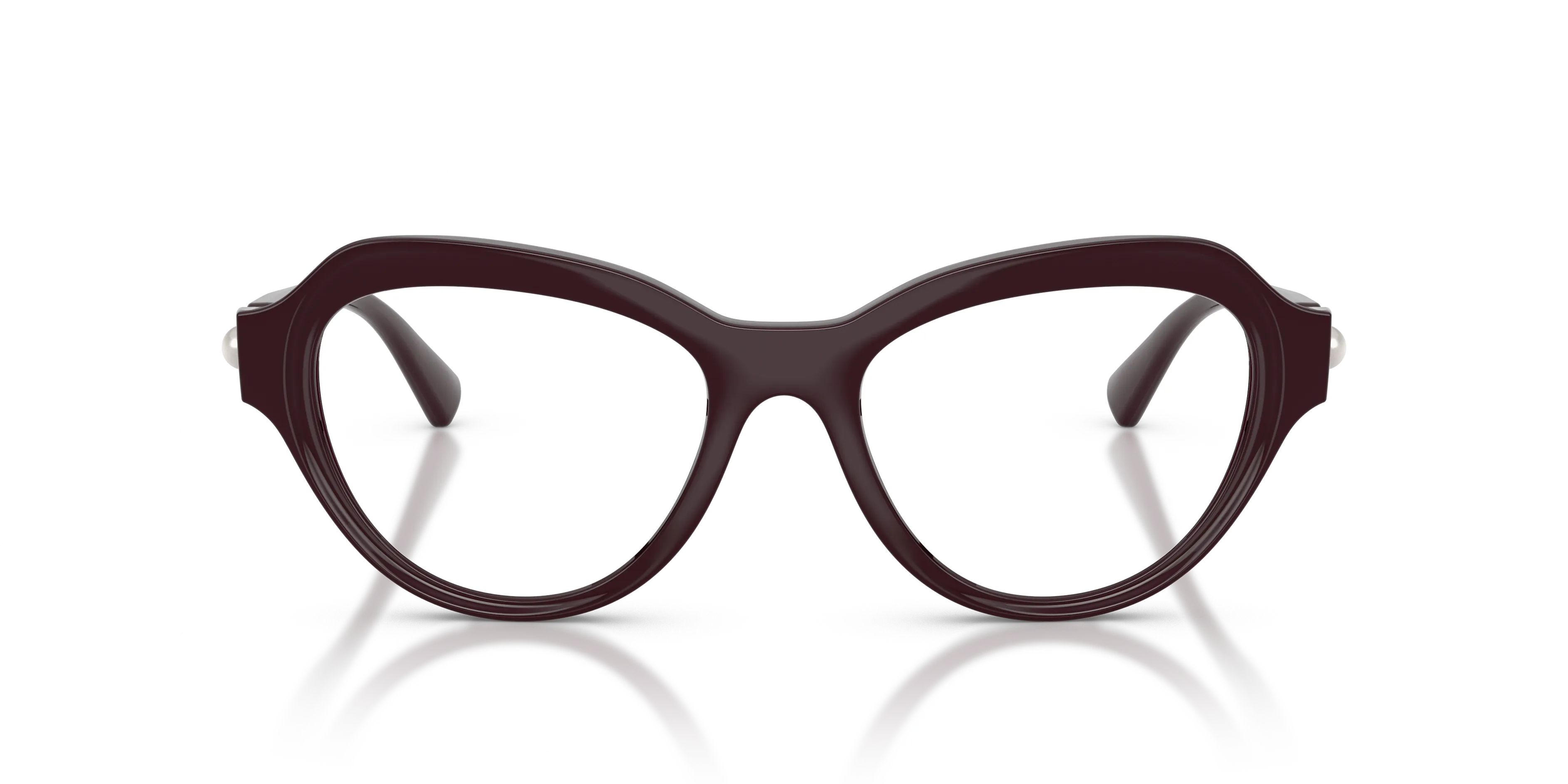 Jimmy Choo JC1002HU 5075 Montature da vista Iniettato Viola Trasparente Farfalla Normale - immagine 3