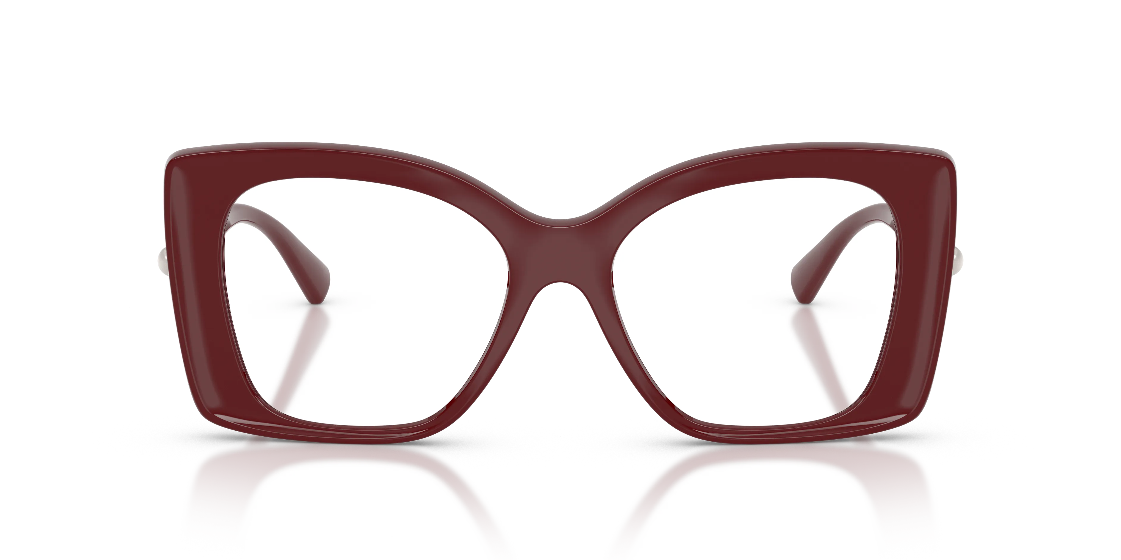 Jimmy Choo JC1001HU 5057 Montature da vista Iniettato Rosso Trasparente Squadrata Normale - immagine 3