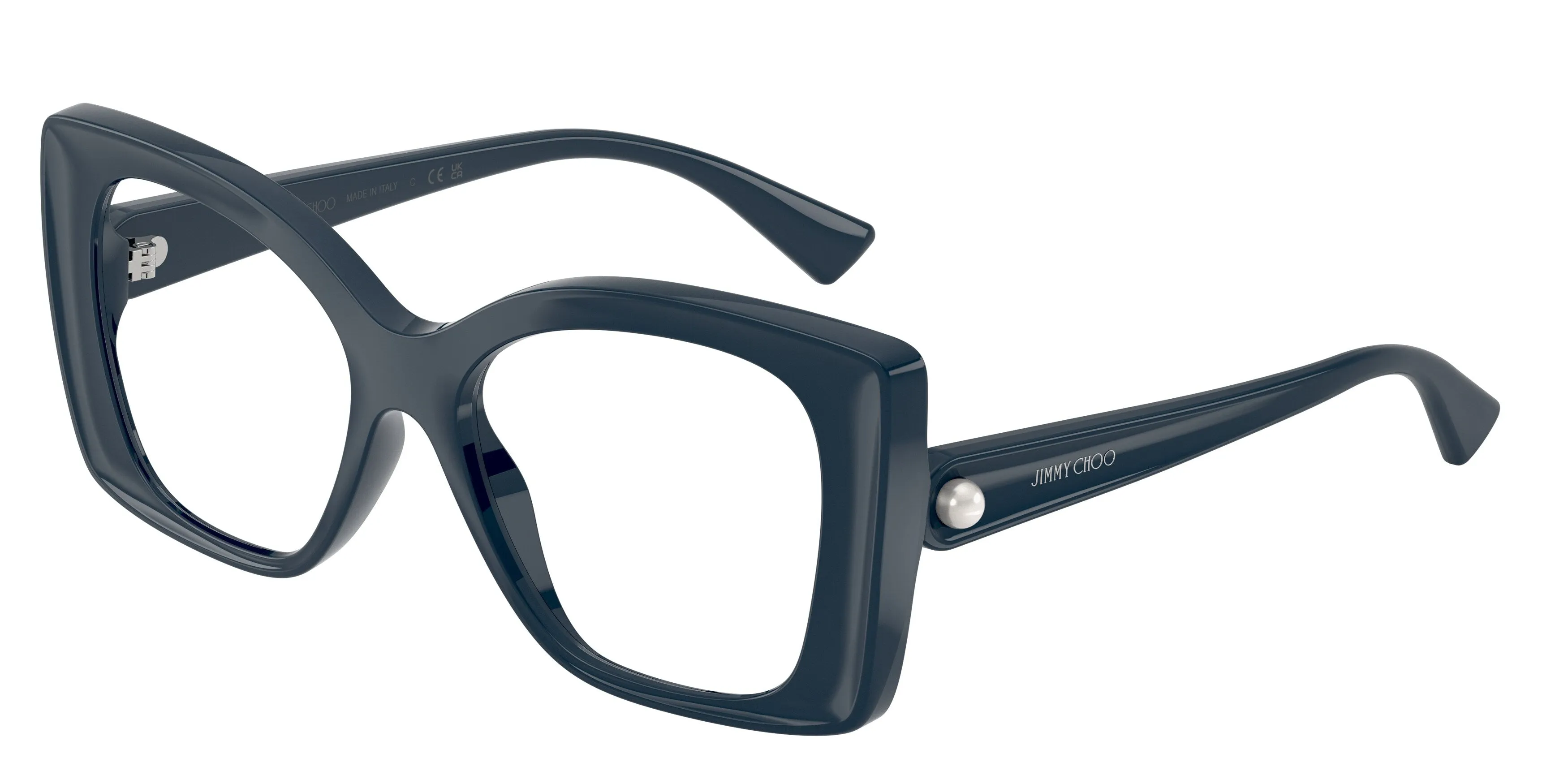 Jimmy Choo JC1001HU 5016 Montature da vista Iniettato Blu Trasparente Squadrata Normale - immagine 1