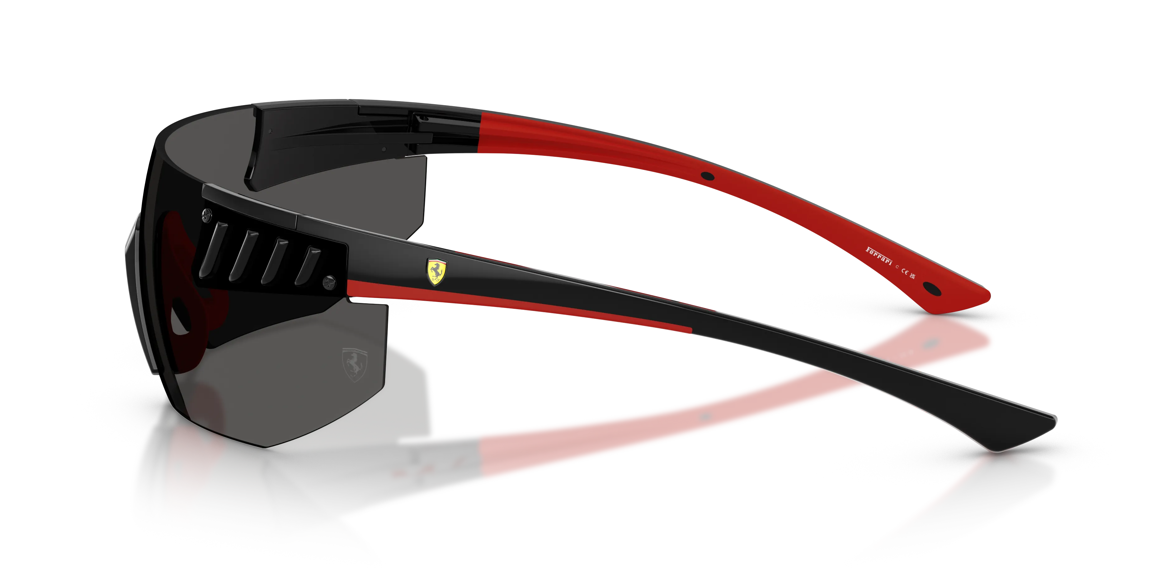 Ferrari Scuderia FZ6035U 501/87 Occhiali da sole Iniettato Nero Grigio Squadrata Normale - immagine 4