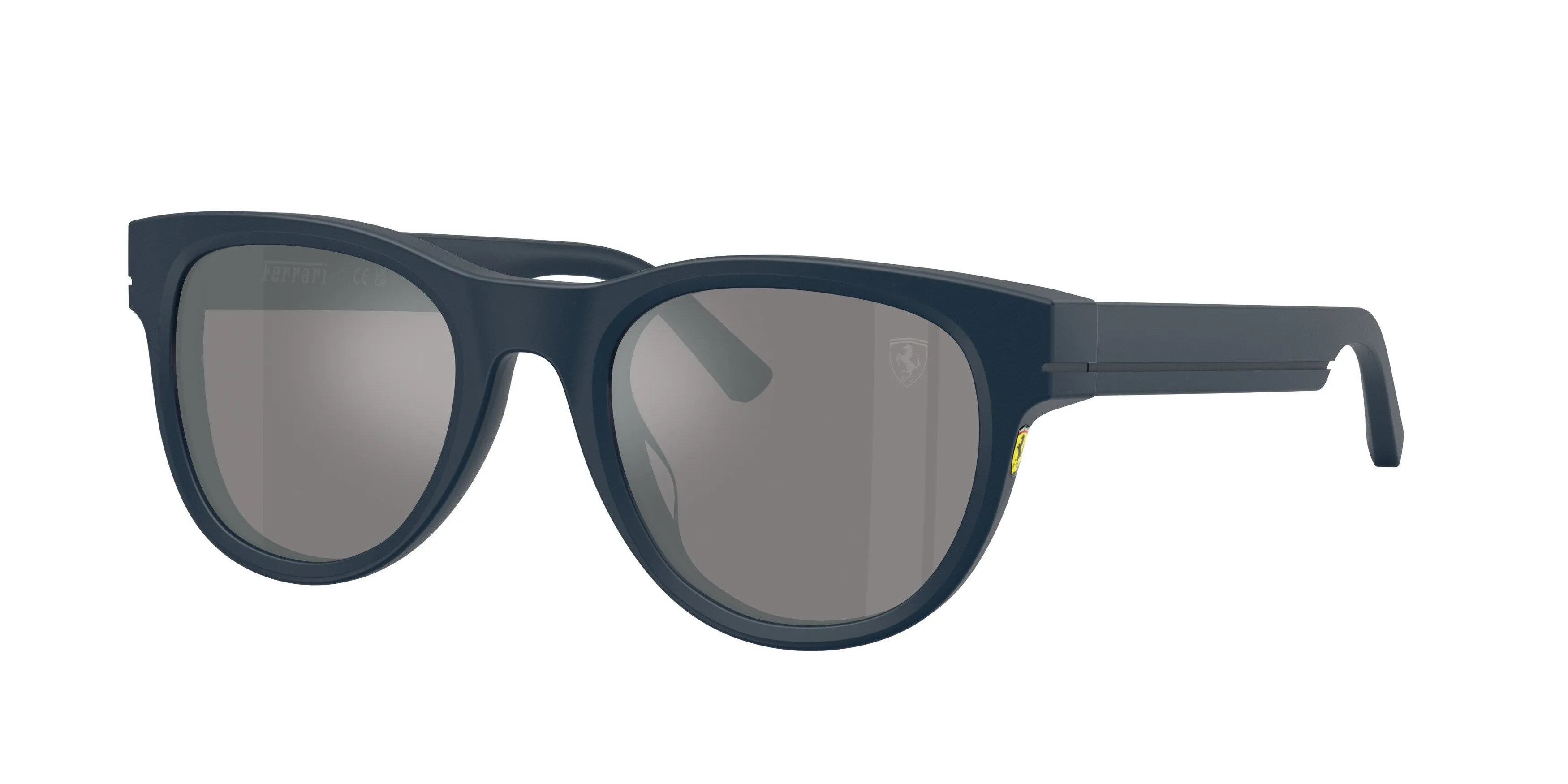 Ferrari Scuderia FZ6034U 771/Z3 Occhiali da sole Acetato Blu Argento Rotonda Polarizzata - immagine 1