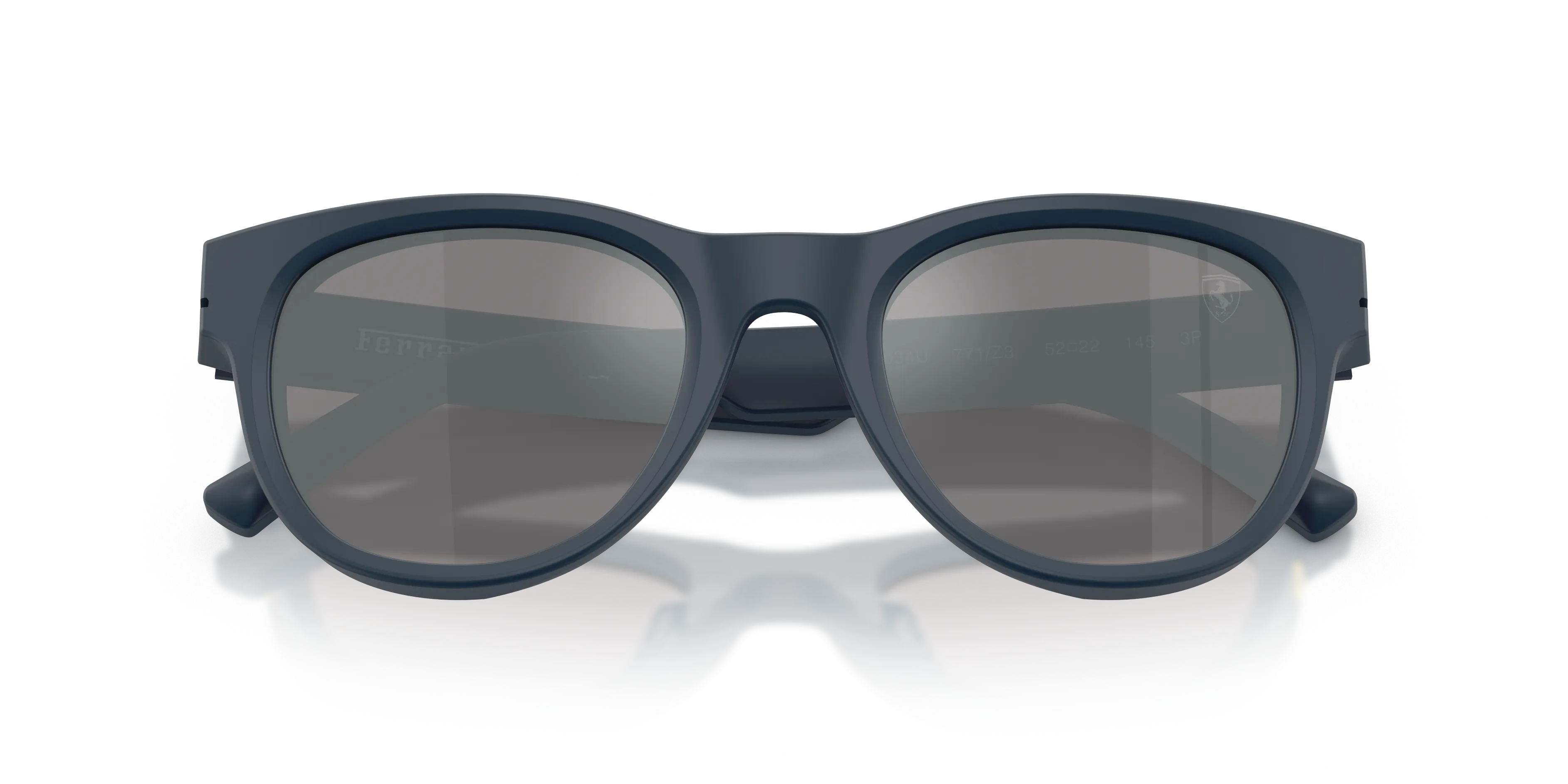 Ferrari Scuderia FZ6034U 771/Z3 Occhiali da sole Acetato Blu Argento Rotonda Polarizzata - immagine 2