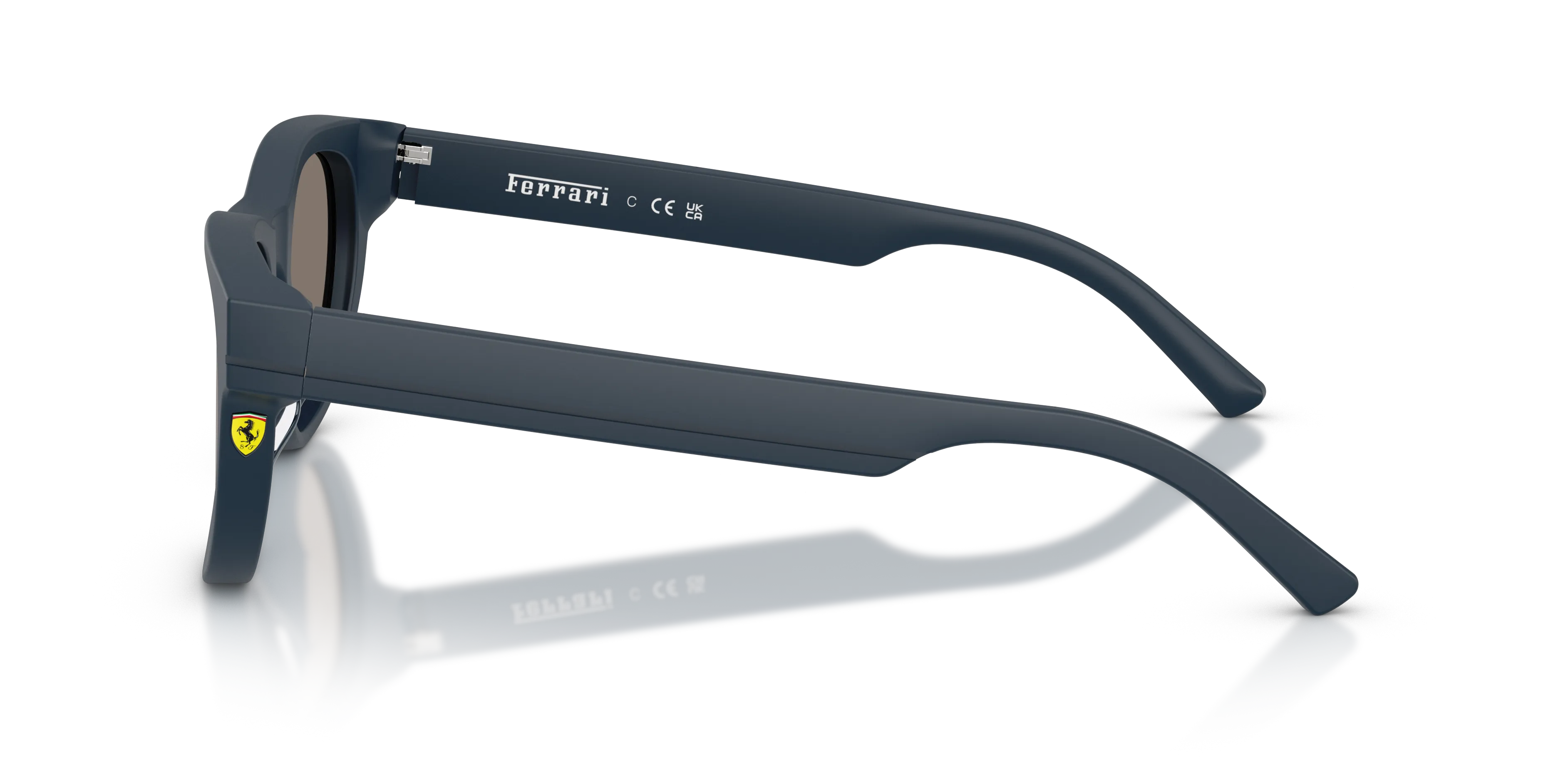 Ferrari Scuderia FZ6034U 771/6G Occhiali da sole Acetato Blu Grigio Rotonda Normale - immagine 4