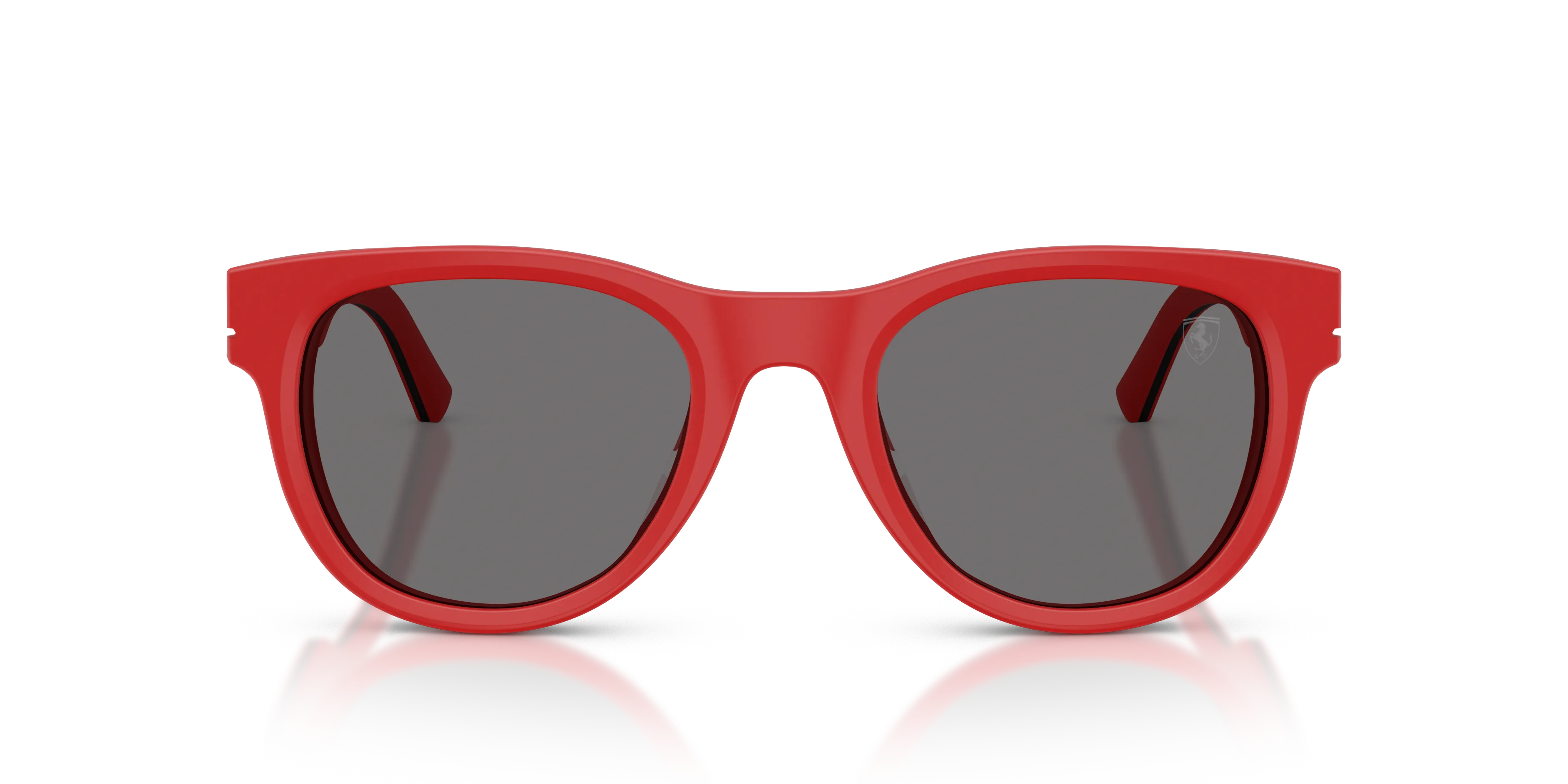 Ferrari Scuderia FZ6034U 770/81 Occhiali da sole Acetato Rosso Grigio Rotonda Polarizzata - immagine 3